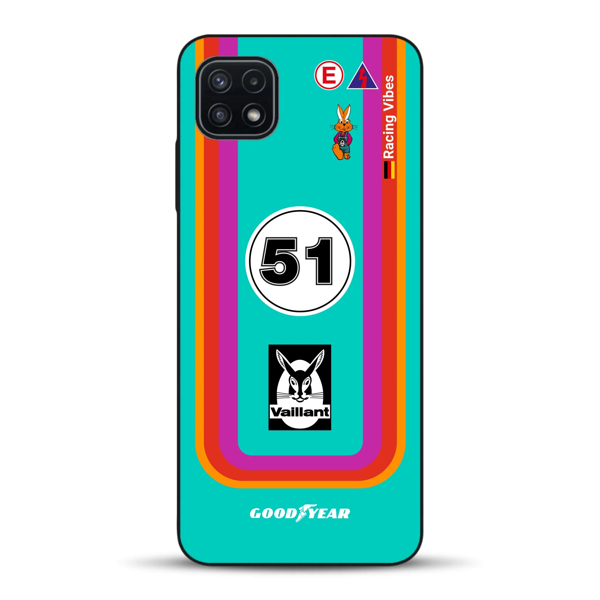 Porsche 935 K3 Vaillant Kremer Racing 1977 Livery - Custodia per cellulare personalizzata per Samsung