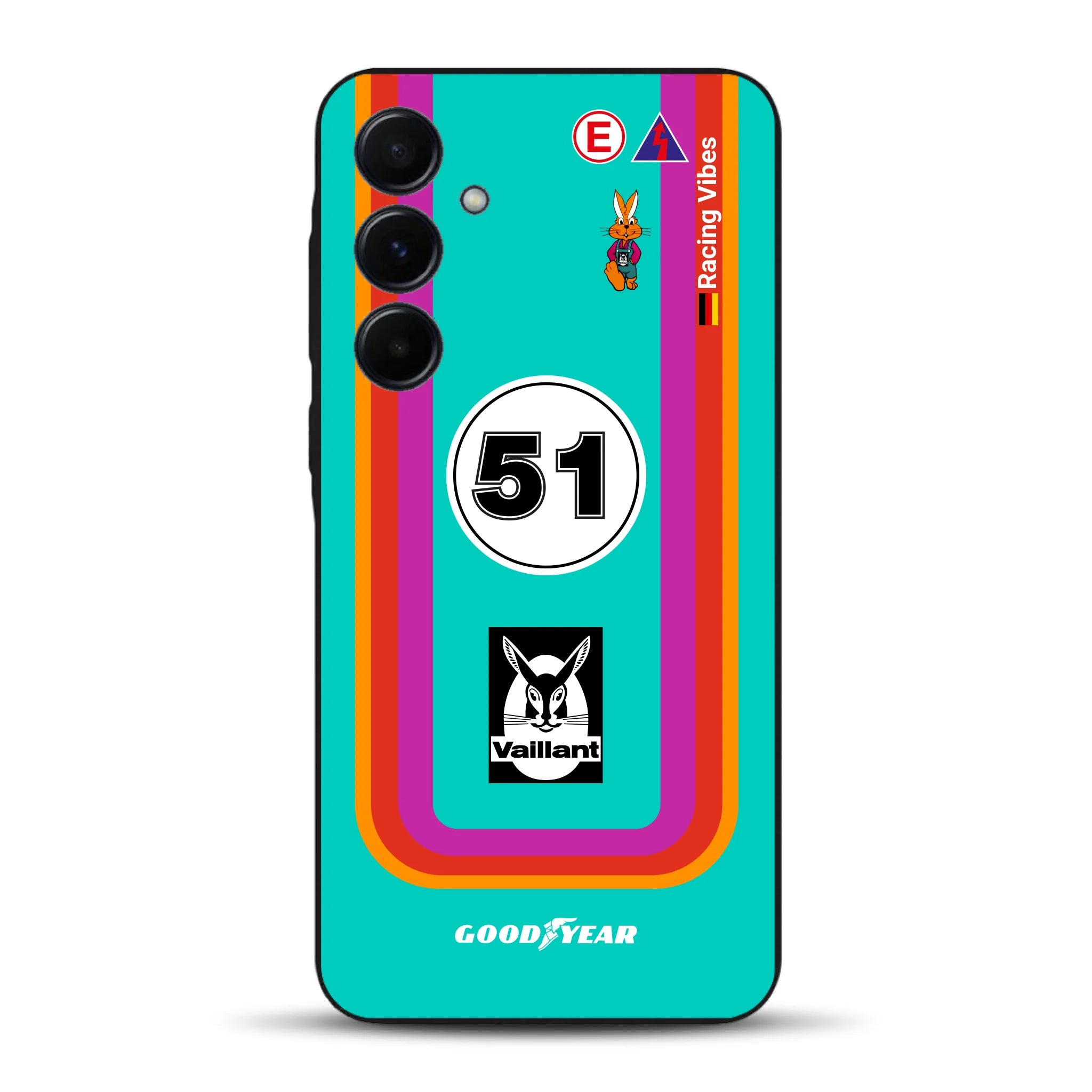 Porsche 935 K3 Vaillant Kremer Racing 1977 Livery - Custodia per cellulare personalizzata per Samsung