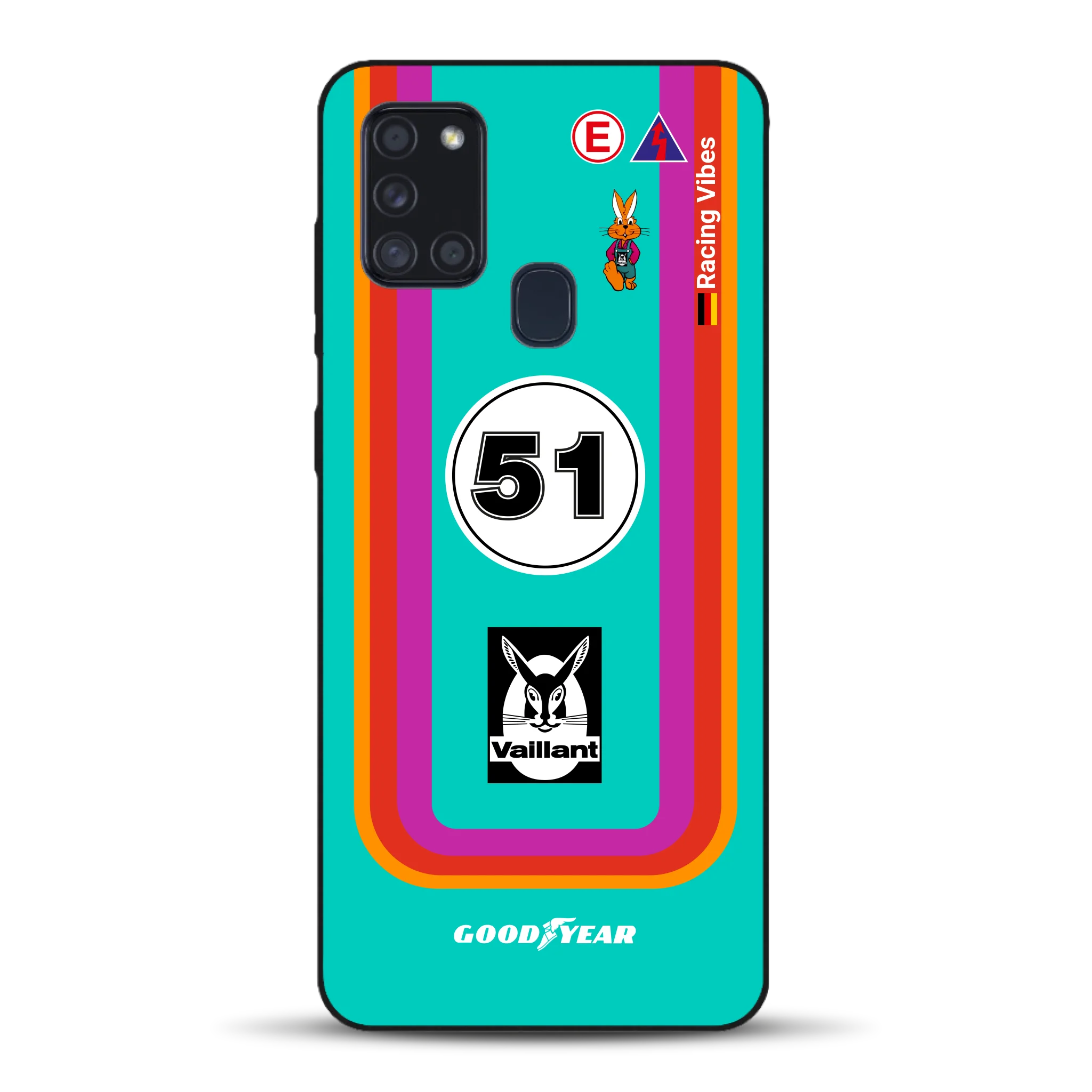 Porsche 935 K3 Vaillant Kremer Racing 1977 Livery - Custodia per cellulare personalizzata per Samsung