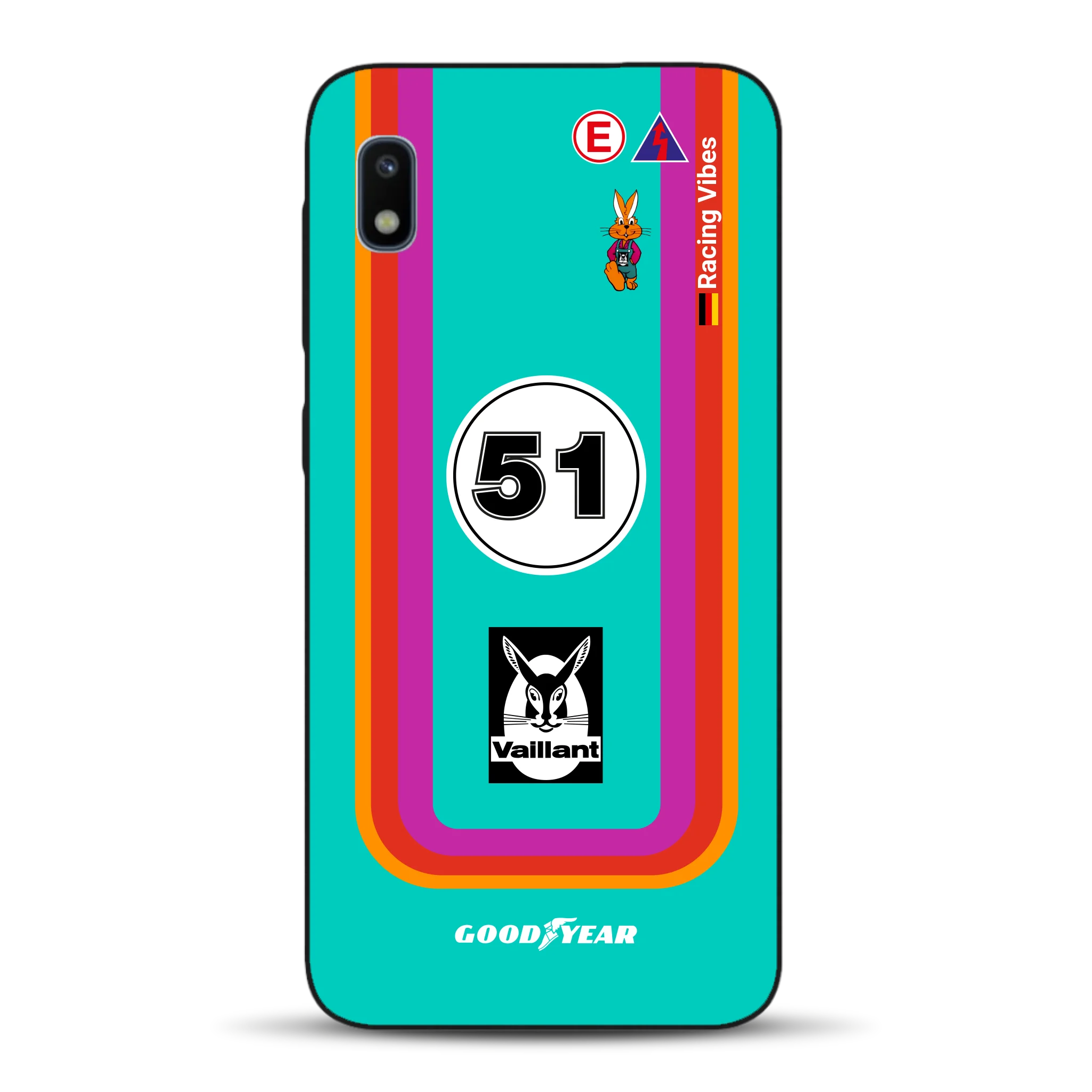 Porsche 935 K3 Vaillant Kremer Racing 1977 Livery - Custodia per cellulare personalizzata per Samsung