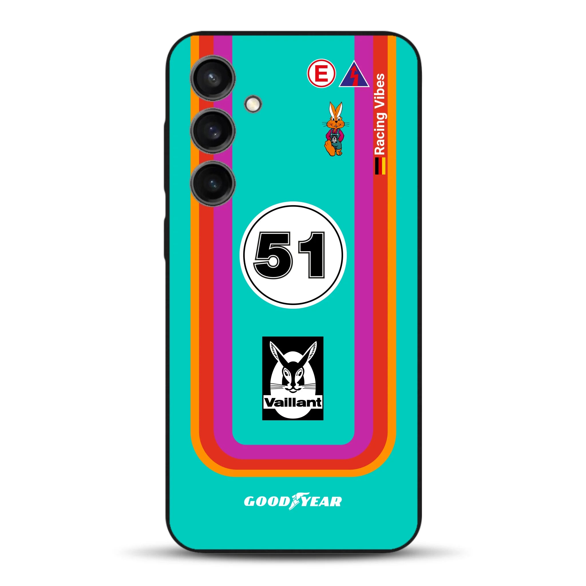 Porsche 935 K3 Vaillant Kremer Racing 1977 Livery - Custodia per cellulare personalizzata per Samsung