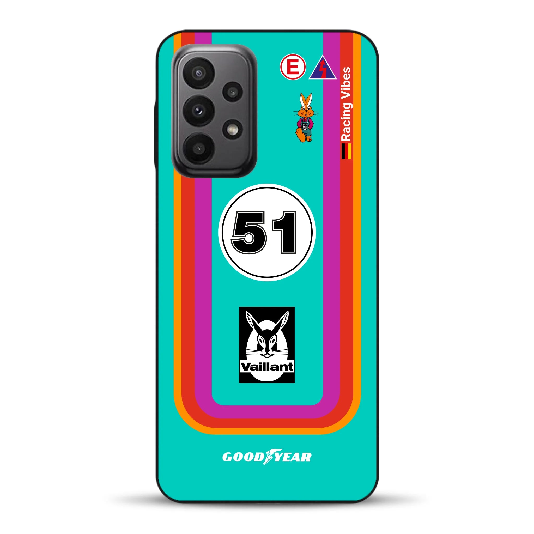 Porsche 935 K3 Vaillant Kremer Racing 1977 Livery - Custodia per cellulare personalizzata per Samsung