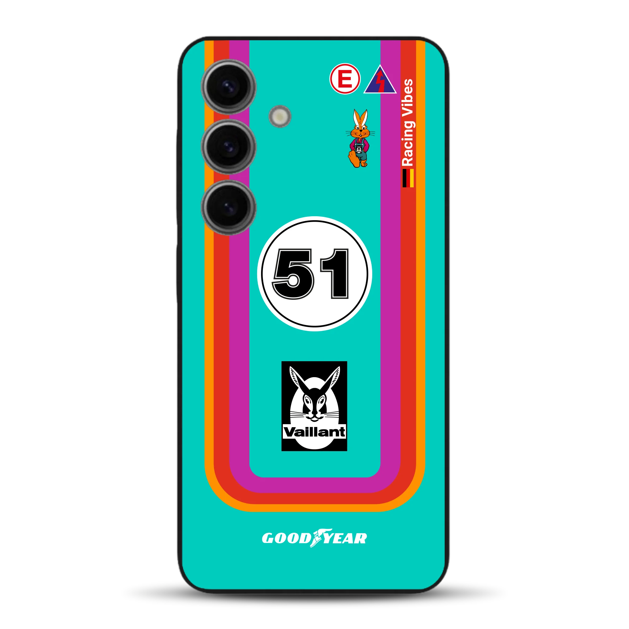 Porsche 935 K3 Vaillant Kremer Racing 1977 Livery - Custodia per cellulare personalizzata per Samsung