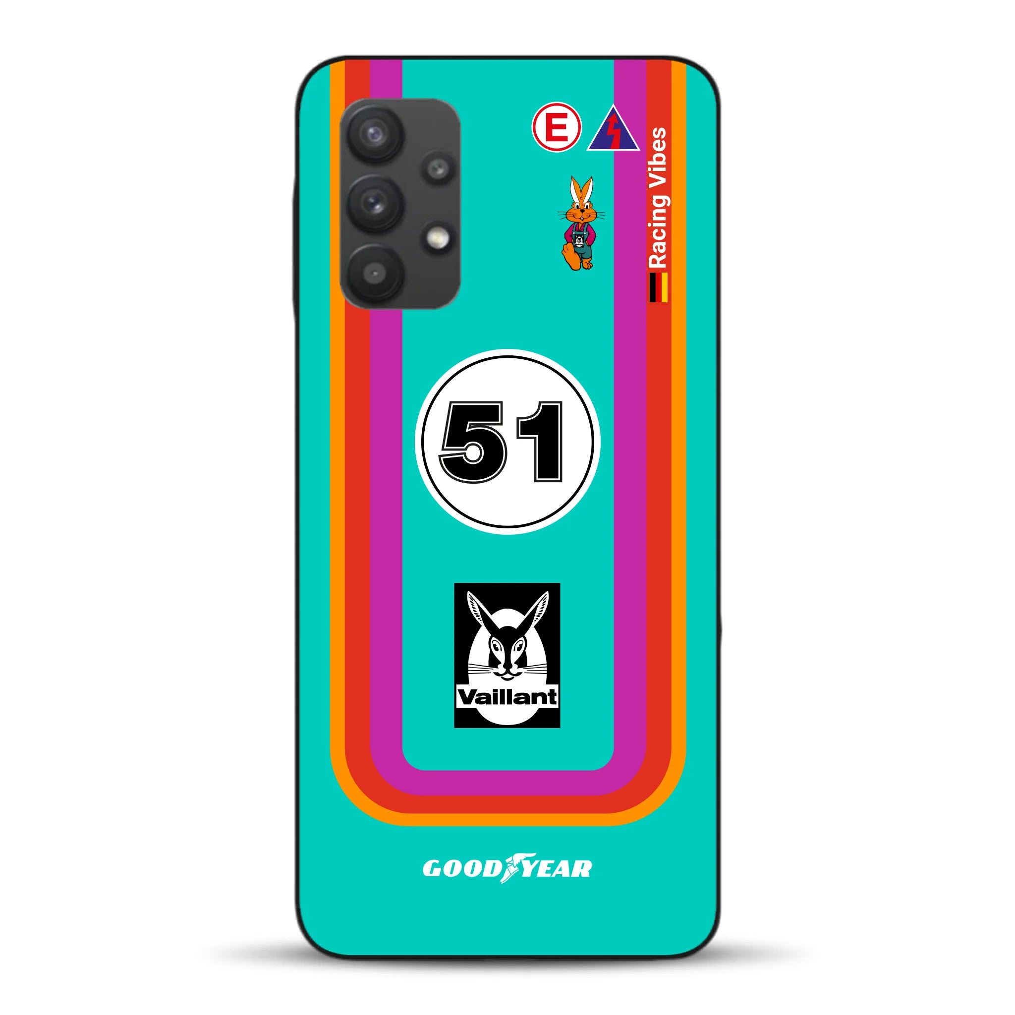 Porsche 935 K3 Vaillant Kremer Racing 1977 Livery - Custodia per cellulare personalizzata per Samsung