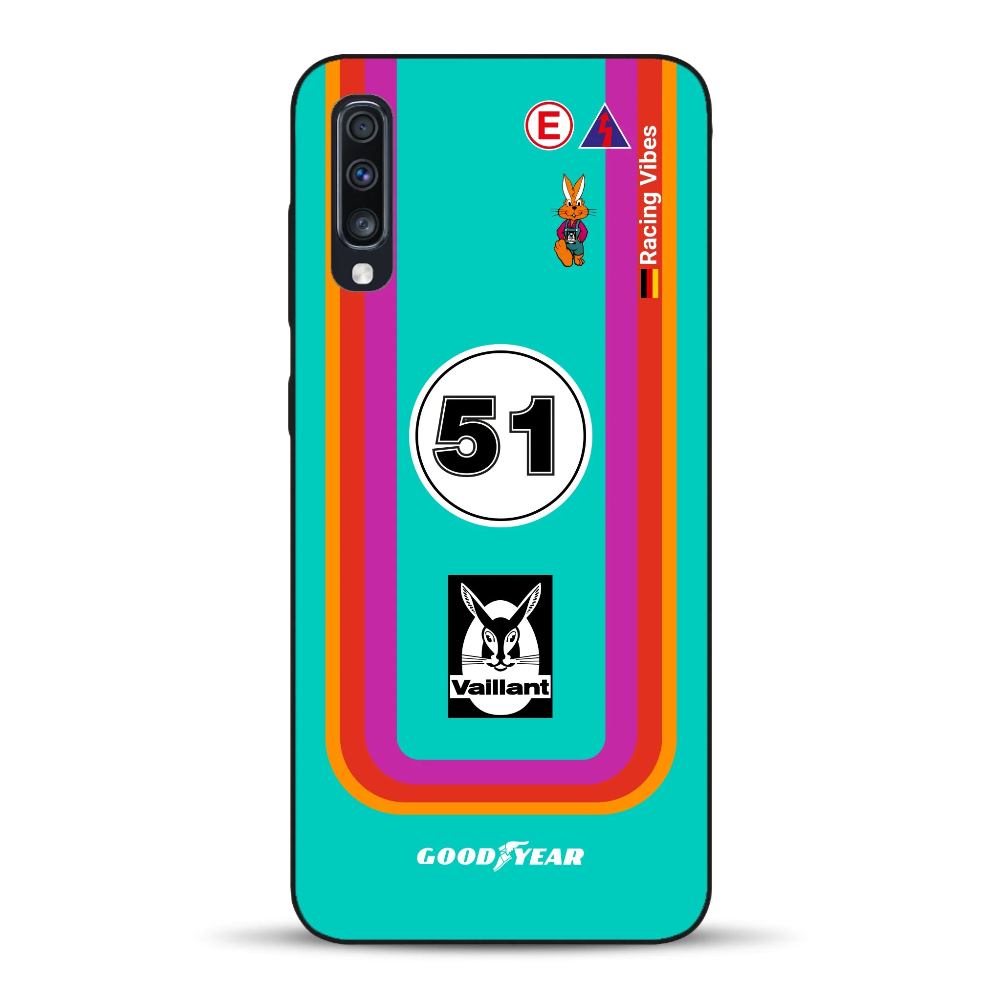 Porsche 935 K3 Vaillant Kremer Racing 1977 Livery - Custodia per cellulare personalizzata per Samsung