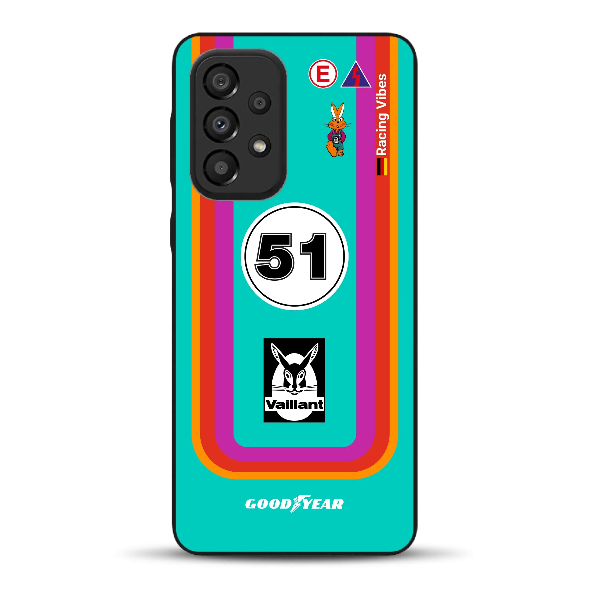 Porsche 935 K3 Vaillant Kremer Racing 1977 Livery - Custodia per cellulare personalizzata per Samsung