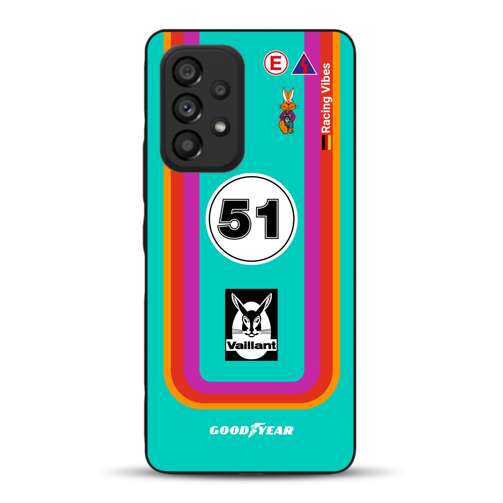 Porsche 935 K3 Vaillant Kremer Racing 1977 Livery - Custodia per cellulare personalizzata per Samsung