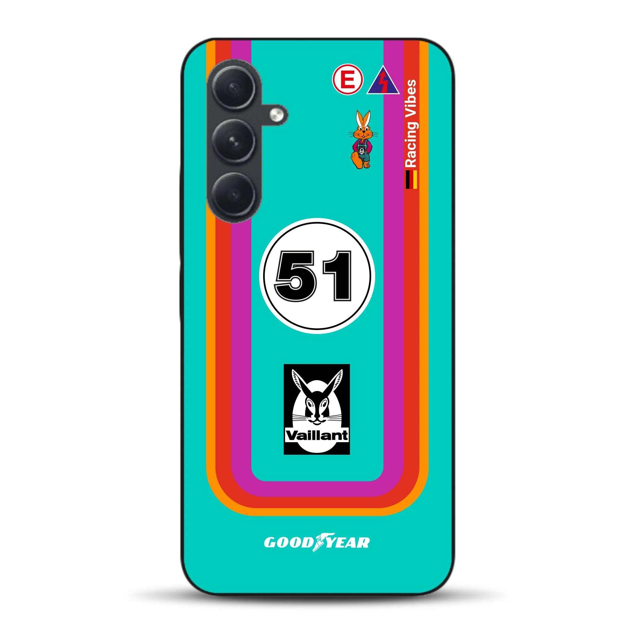 Porsche 935 K3 Vaillant Kremer Racing 1977 Livery - Custodia per cellulare personalizzata per Samsung