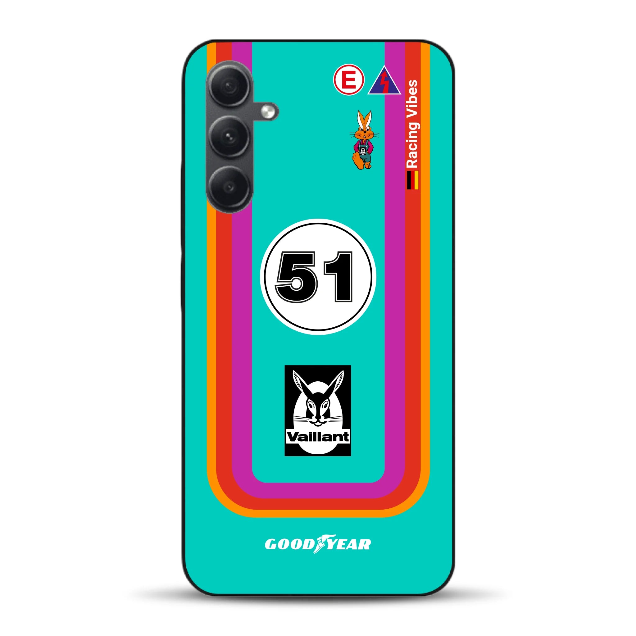 Porsche 935 K3 Vaillant Kremer Racing 1977 Livery - Custodia per cellulare personalizzata per Samsung