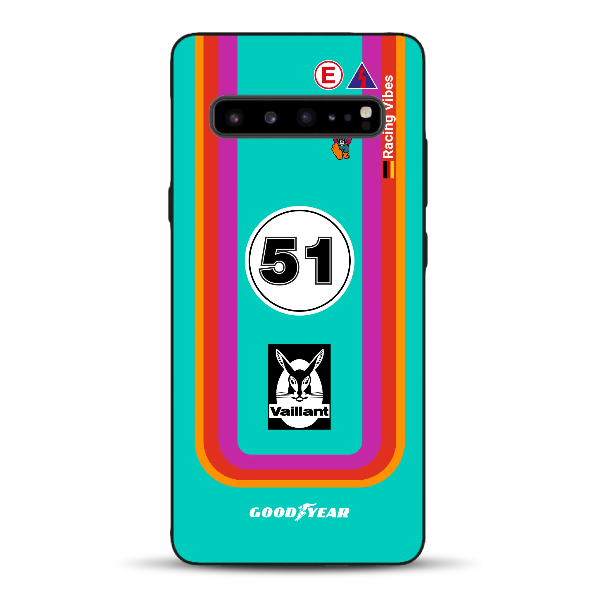 Porsche 935 K3 Vaillant Kremer Racing 1977 Livery - Custodia per cellulare personalizzata per Samsung