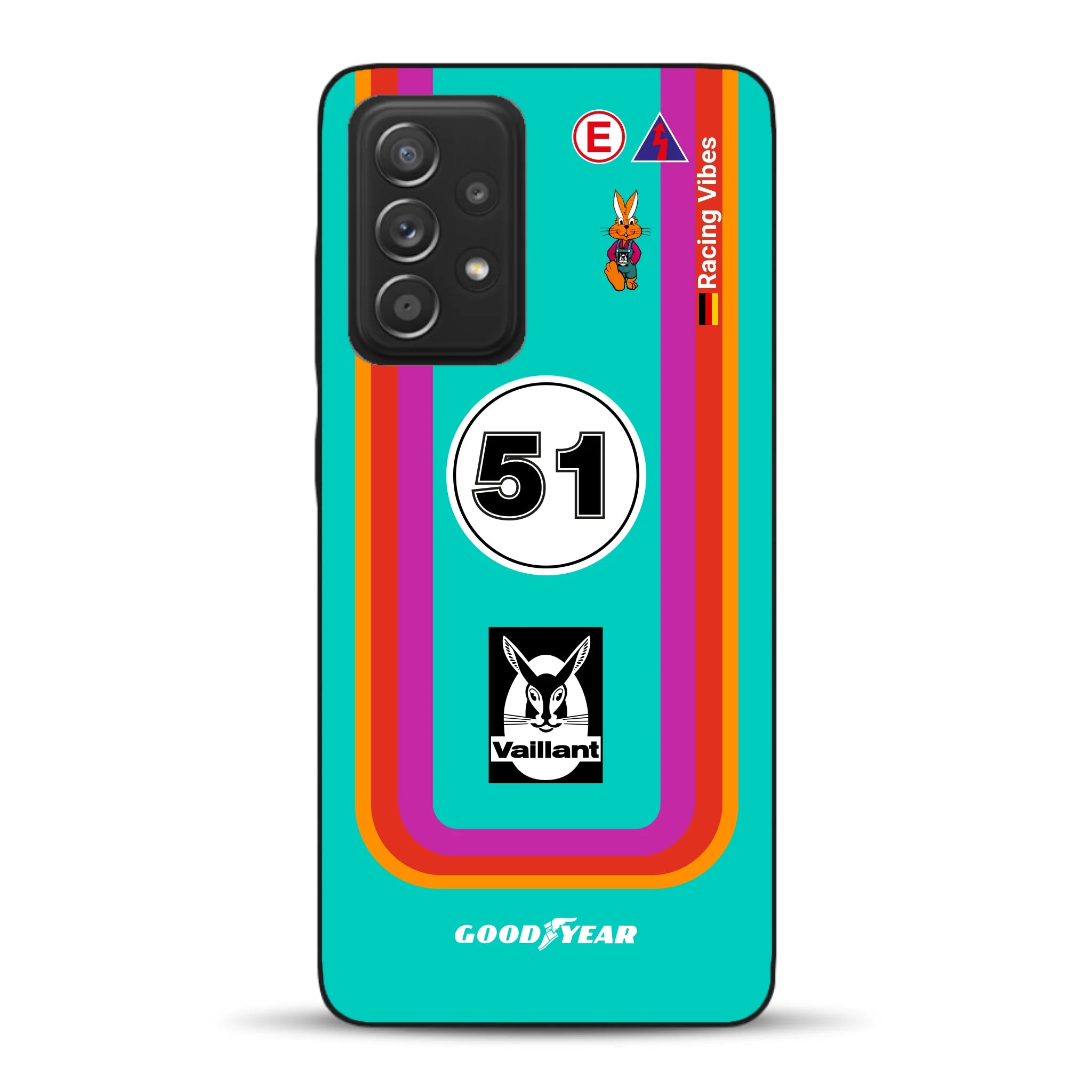 Porsche 935 K3 Vaillant Kremer Racing 1977 Livery - Custodia per cellulare personalizzata per Samsung