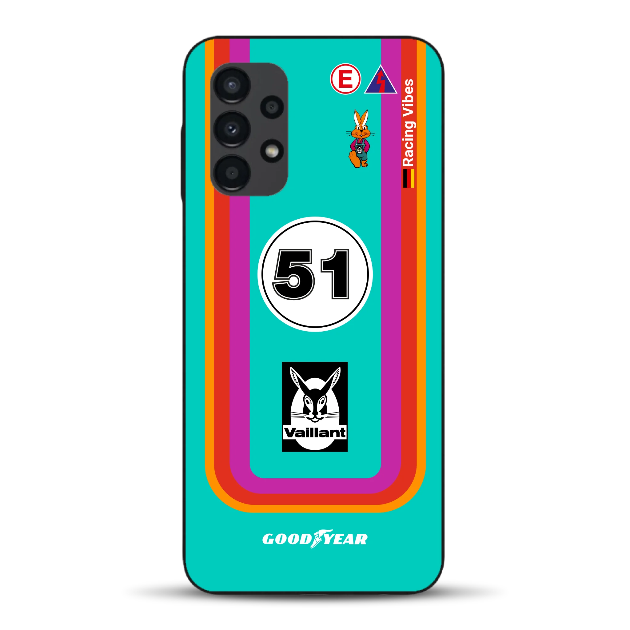 Porsche 935 K3 Vaillant Kremer Racing 1977 Livery - Custodia per cellulare personalizzata per Samsung