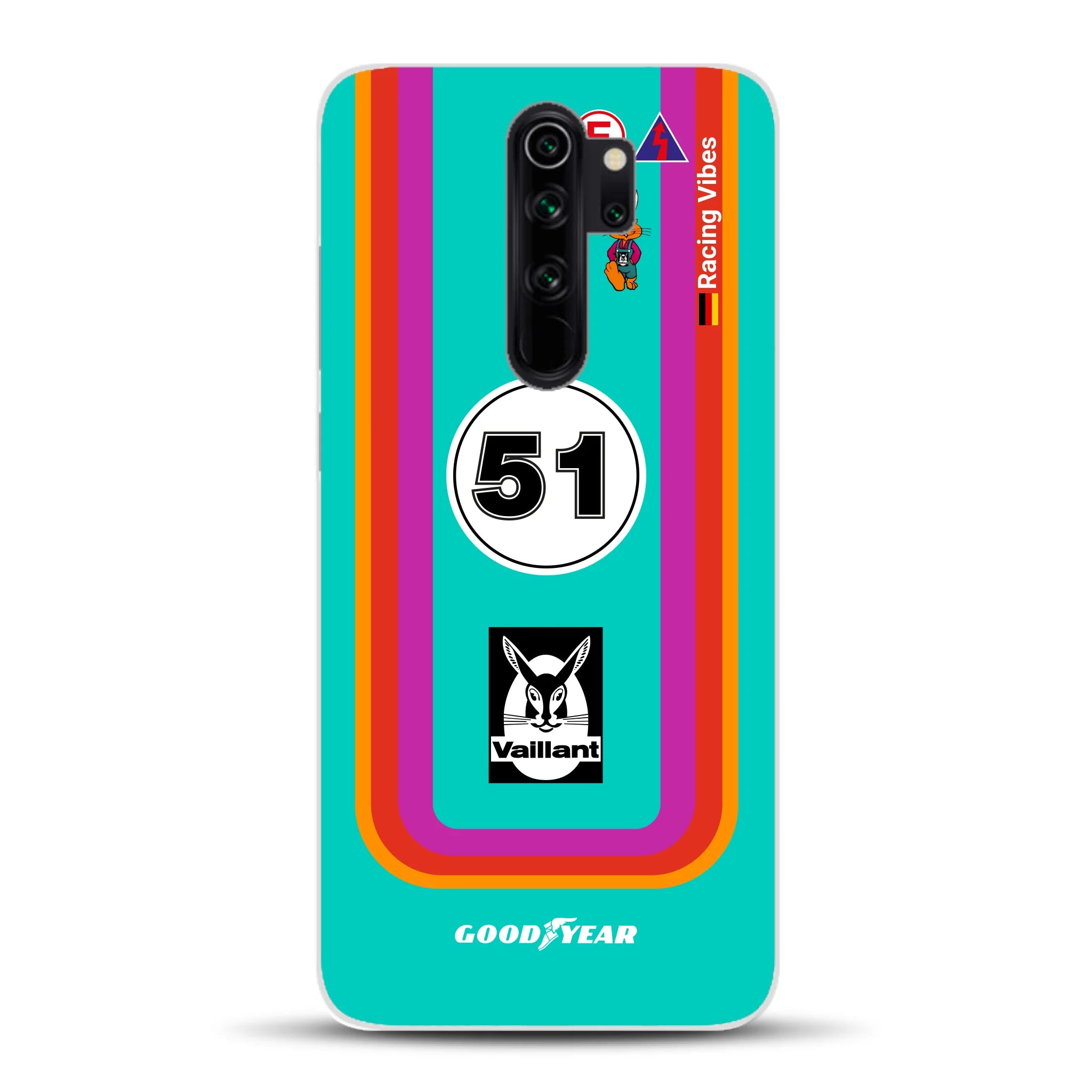 Porsche 935 K3 Vaillant Kremer Racing 1977 Livery - Housse de téléphone portable personnalisée pour Xiaomi