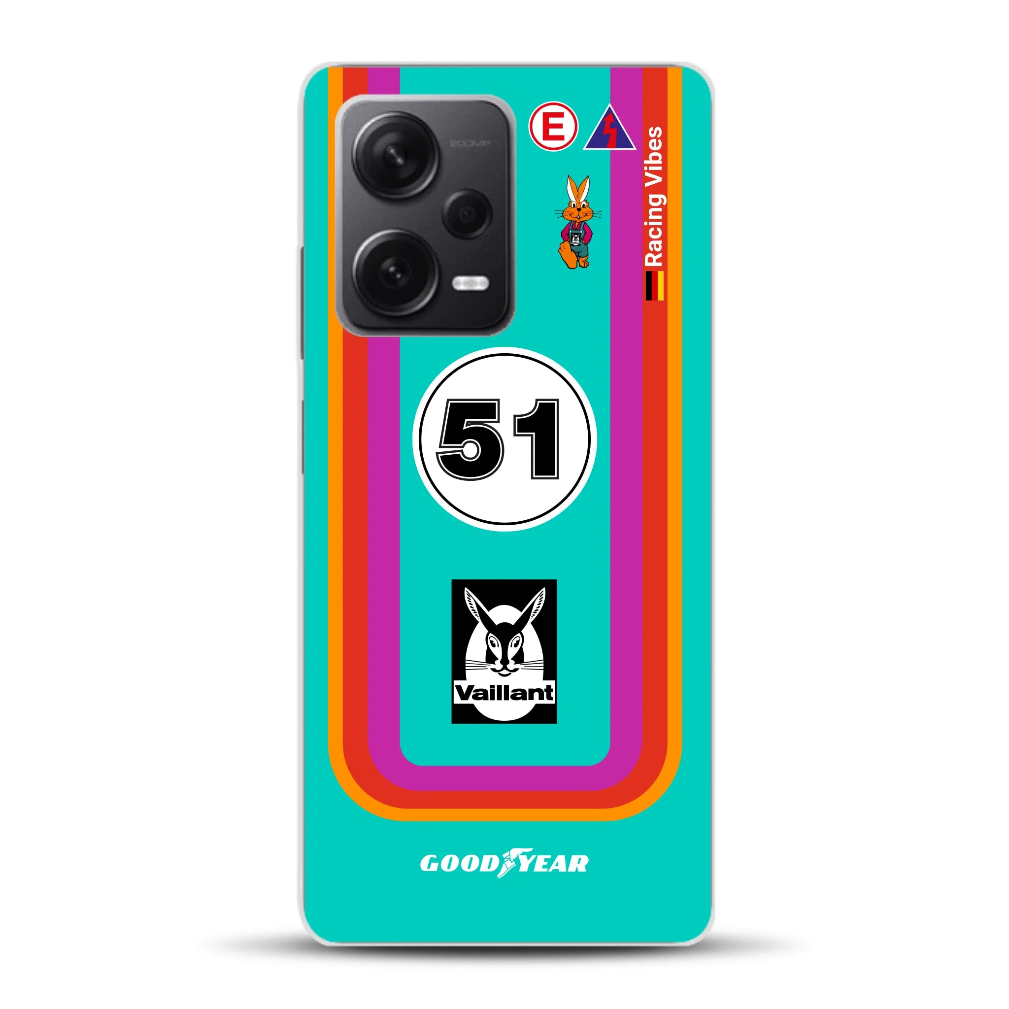 Porsche 935 K3 Vaillant Kremer Racing 1977 Livery - Individuelle Handyhülle für Xiaomi