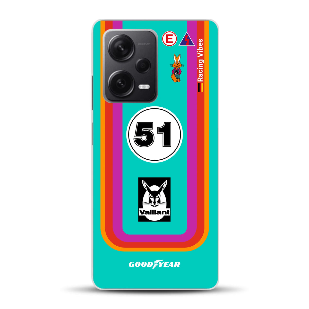 Porsche 935 K3 Vaillant Kremer Racing 1977 Livery - Individuelle Handyhülle für Xiaomi
