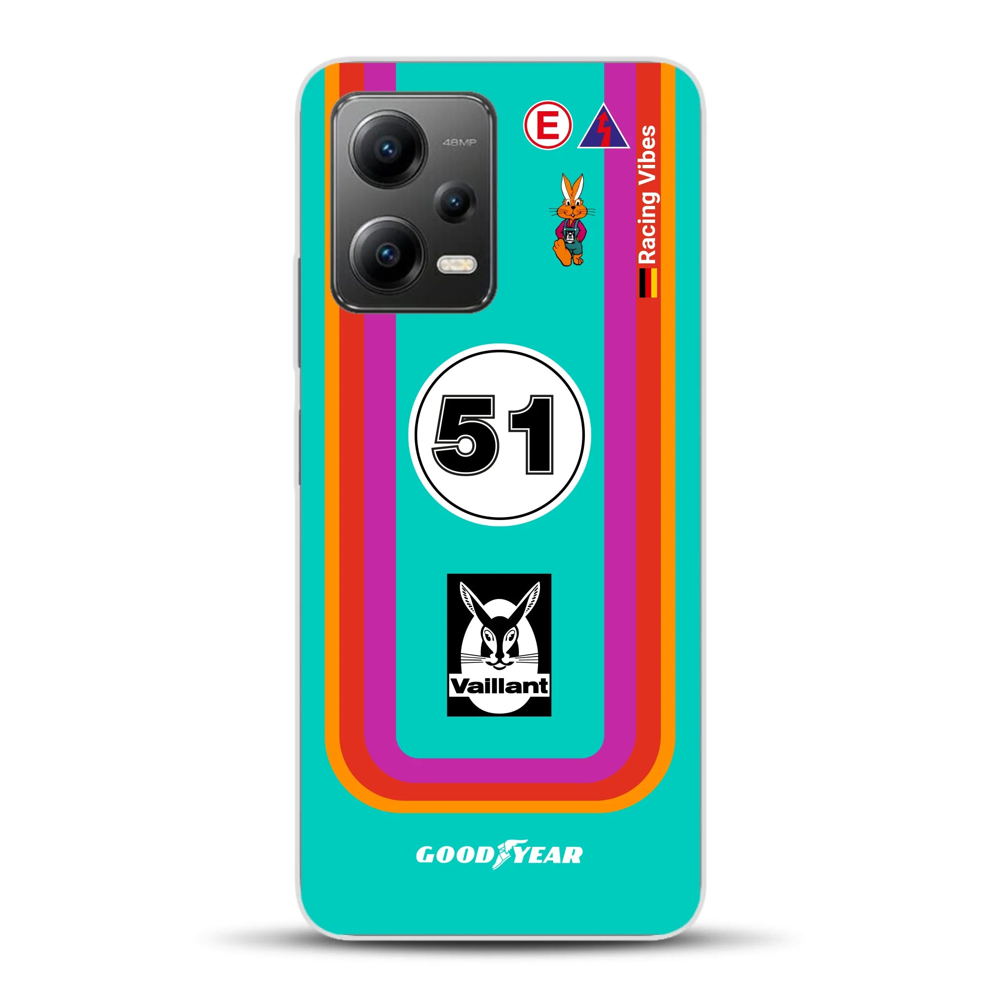 Porsche 935 K3 Vaillant Kremer Racing 1977 Livery - Individuelle Handyhülle für Xiaomi
