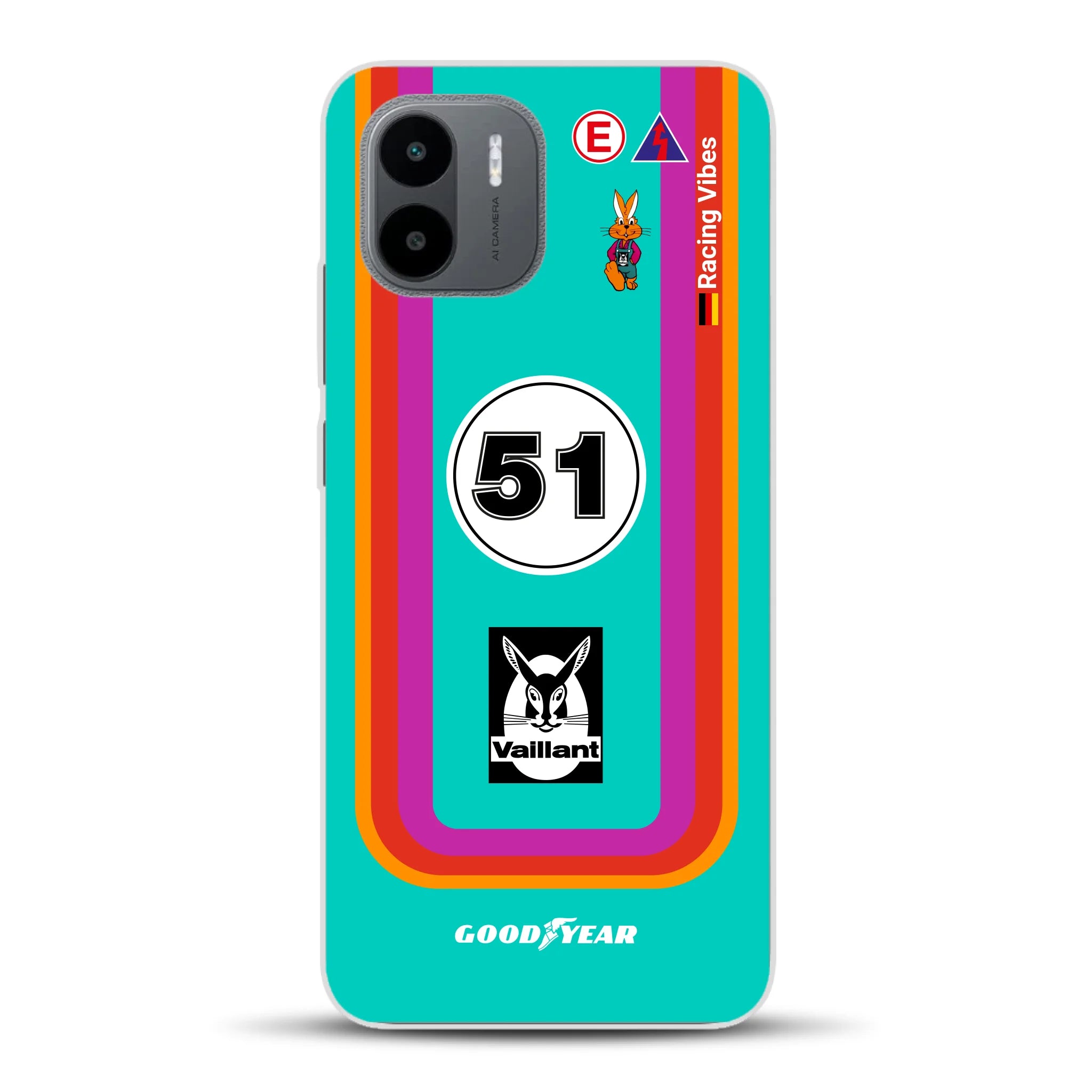 Porsche 935 K3 Vaillant Kremer Racing 1977 Livery - Individuelle Handyhülle für Xiaomi