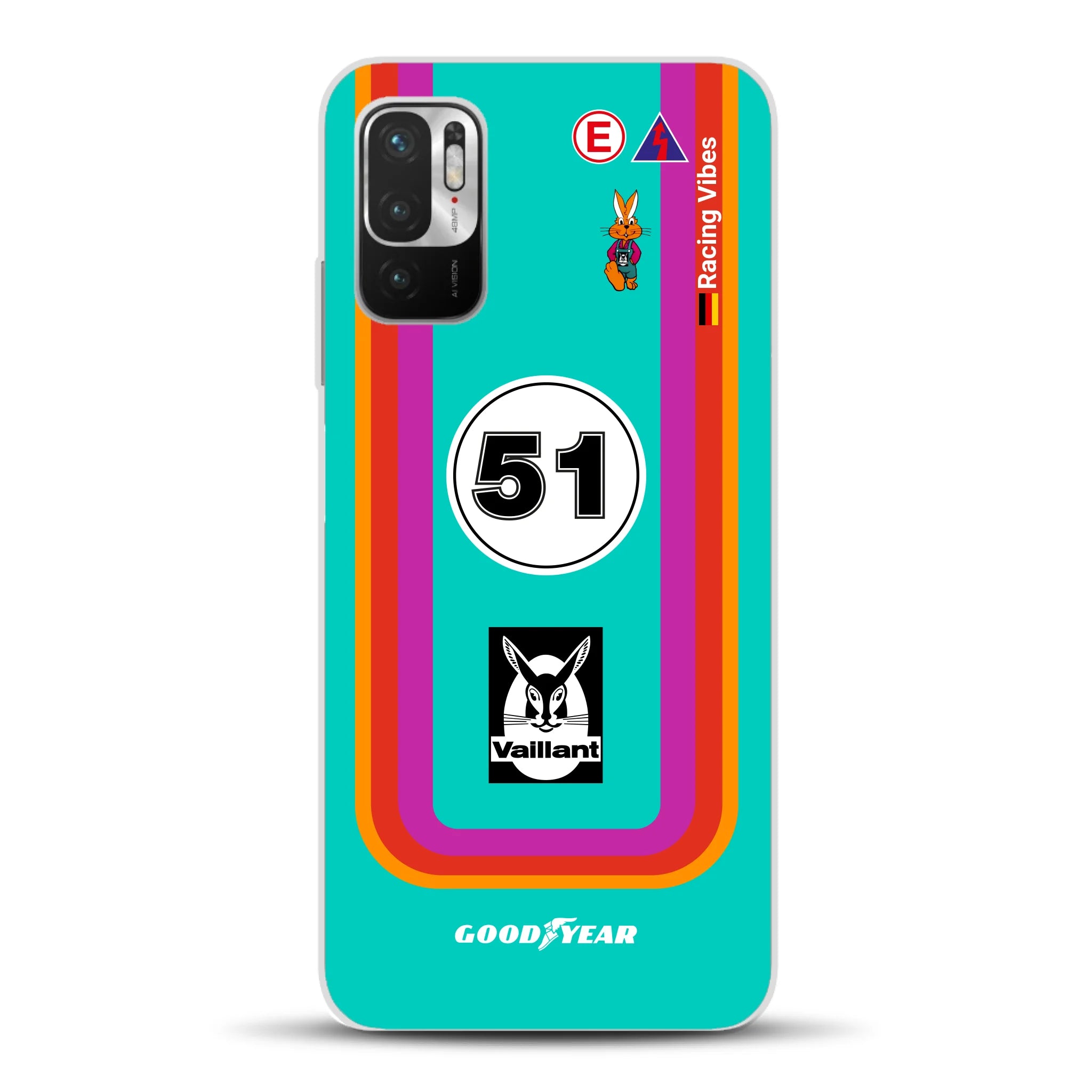 Porsche 935 K3 Vaillant Kremer Racing 1977 Livery - Individuelle Handyhülle für Xiaomi