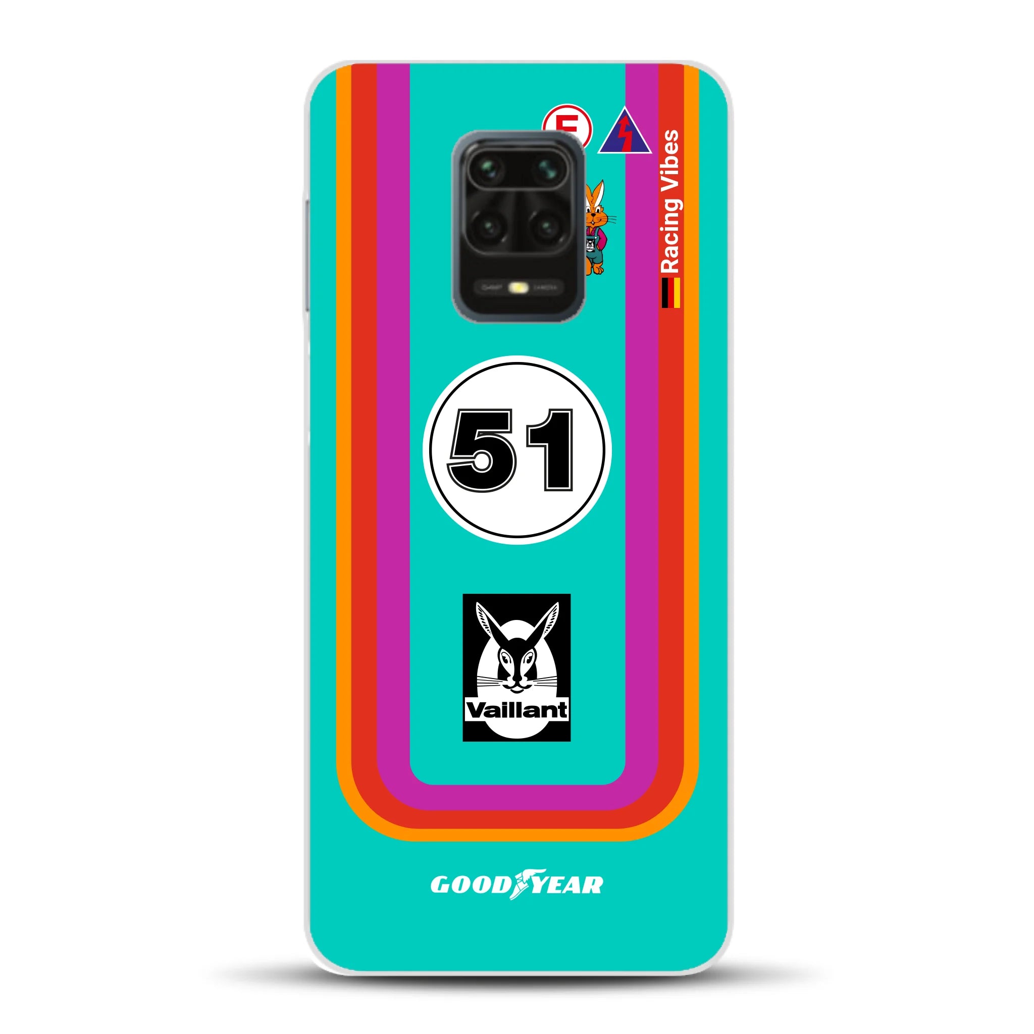 Porsche 935 K3 Vaillant Kremer Racing 1977 Livery - Housse de téléphone portable personnalisée pour Xiaomi