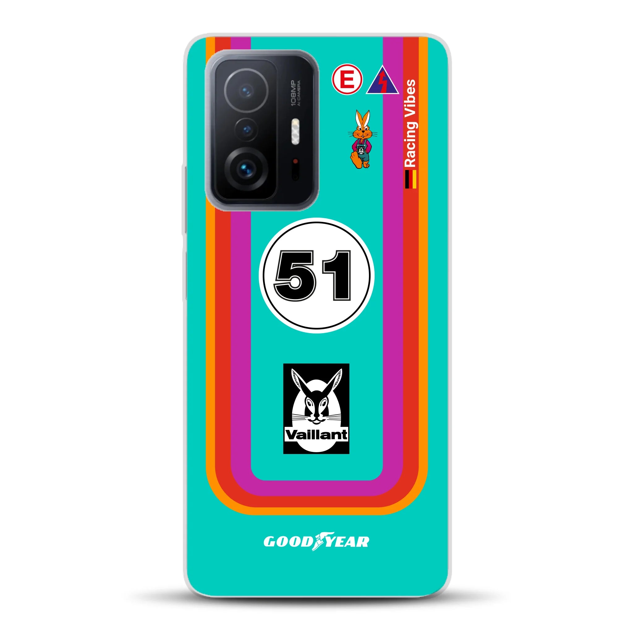 Porsche 935 K3 Vaillant Kremer Racing 1977 Livery - Individuelle Handyhülle für Xiaomi