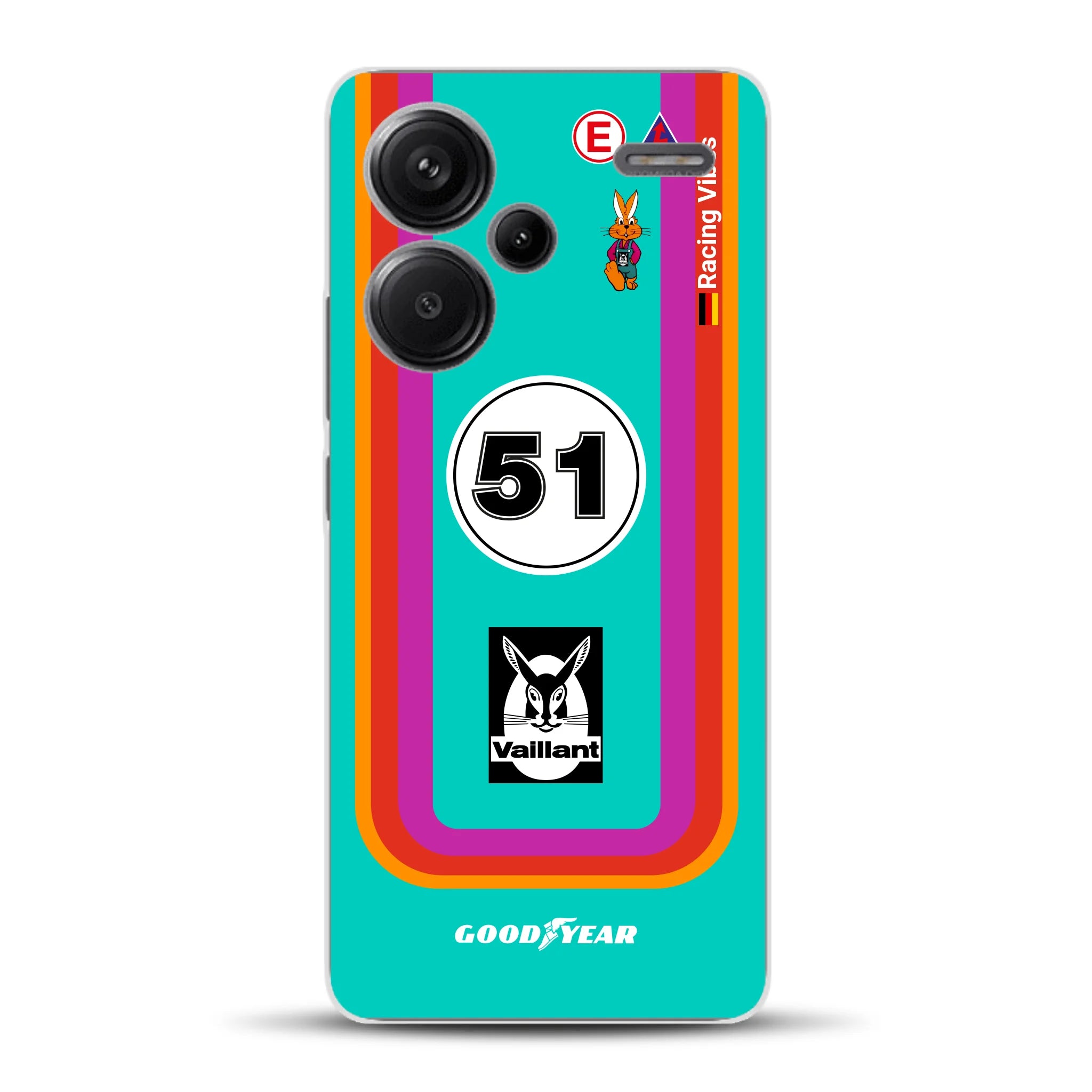 Porsche 935 K3 Vaillant Kremer Racing 1977 Livery - Individuelle Handyhülle für Xiaomi