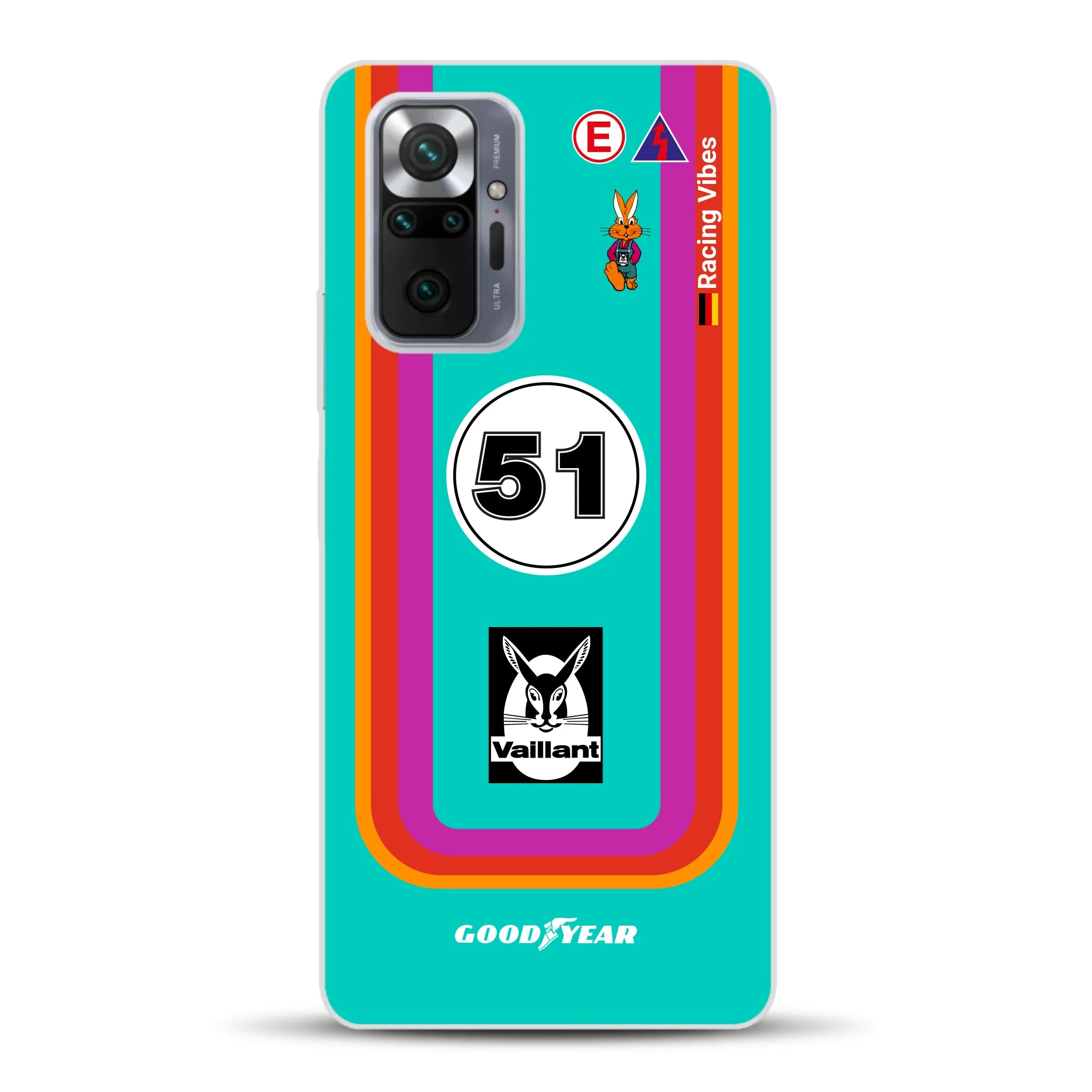 Porsche 935 K3 Vaillant Kremer Racing 1977 Livery - Individuelle Handyhülle für Xiaomi