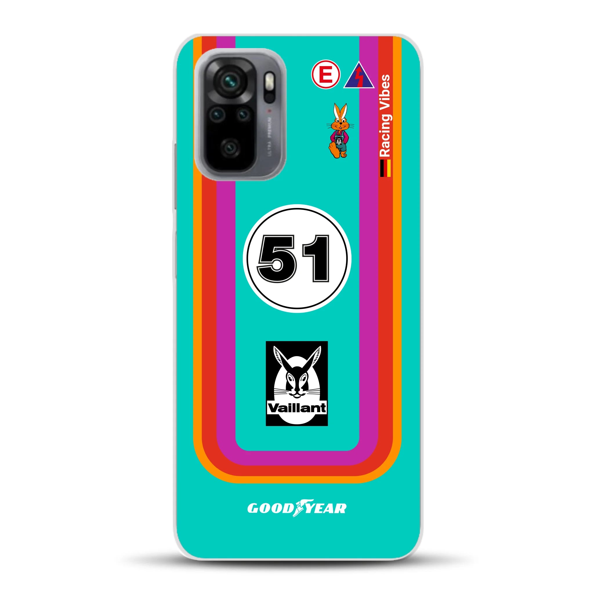 Porsche 935 K3 Vaillant Kremer Racing 1977 Livery - Custom phone case for Xiaomi