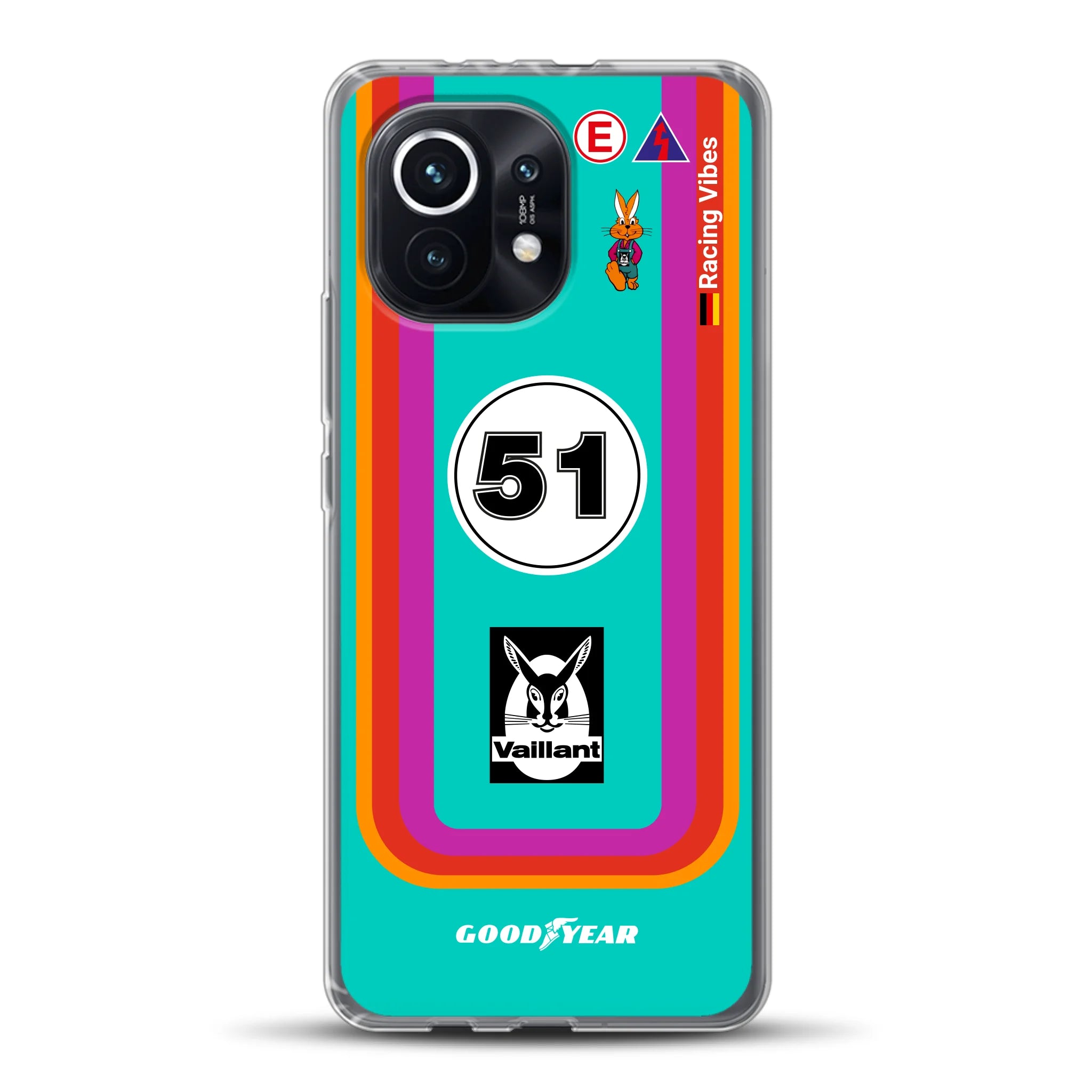 Porsche 935 K3 Vaillant Kremer Racing 1977 Livery - Individuelle Handyhülle für Xiaomi