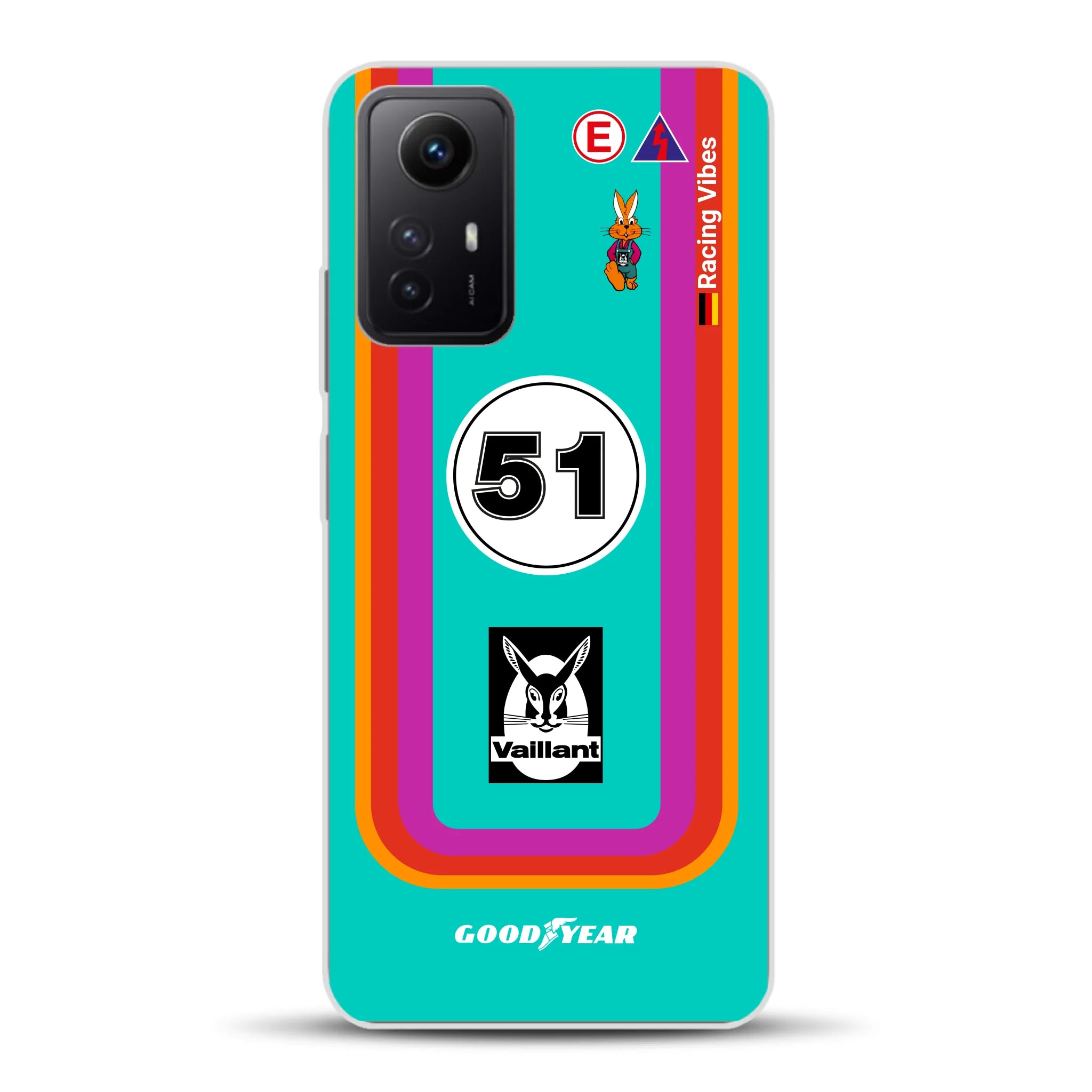 Porsche 935 K3 Vaillant Kremer Racing 1977 Livery - Individuelle Handyhülle für Xiaomi