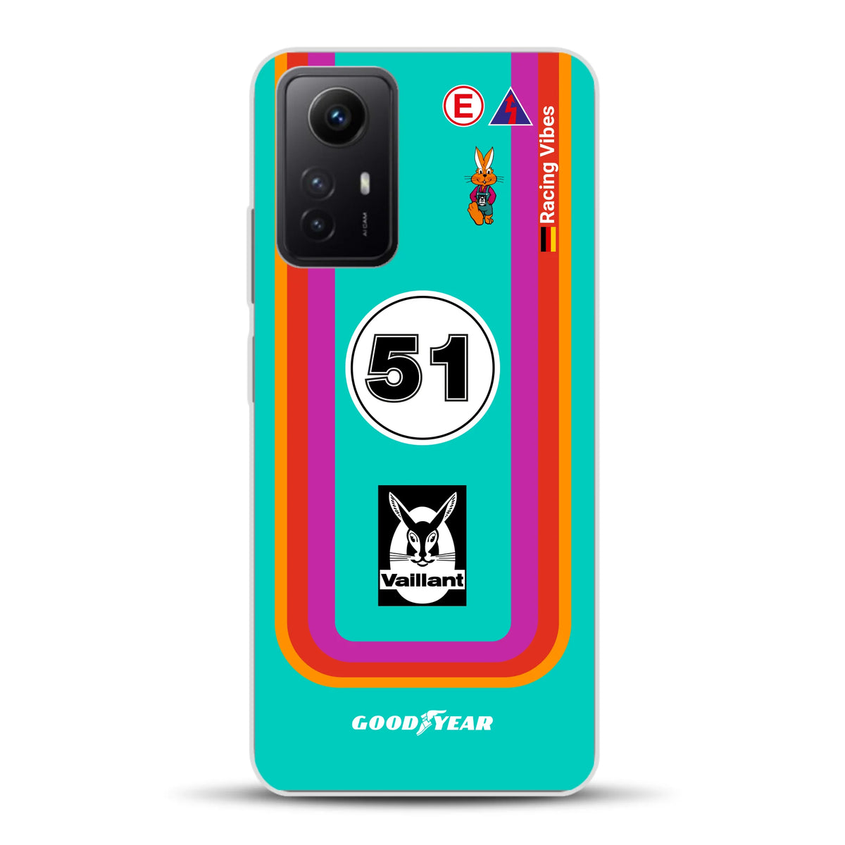 Porsche 935 K3 Vaillant Kremer Racing 1977 Livery - Individuelle Handyhülle für Xiaomi