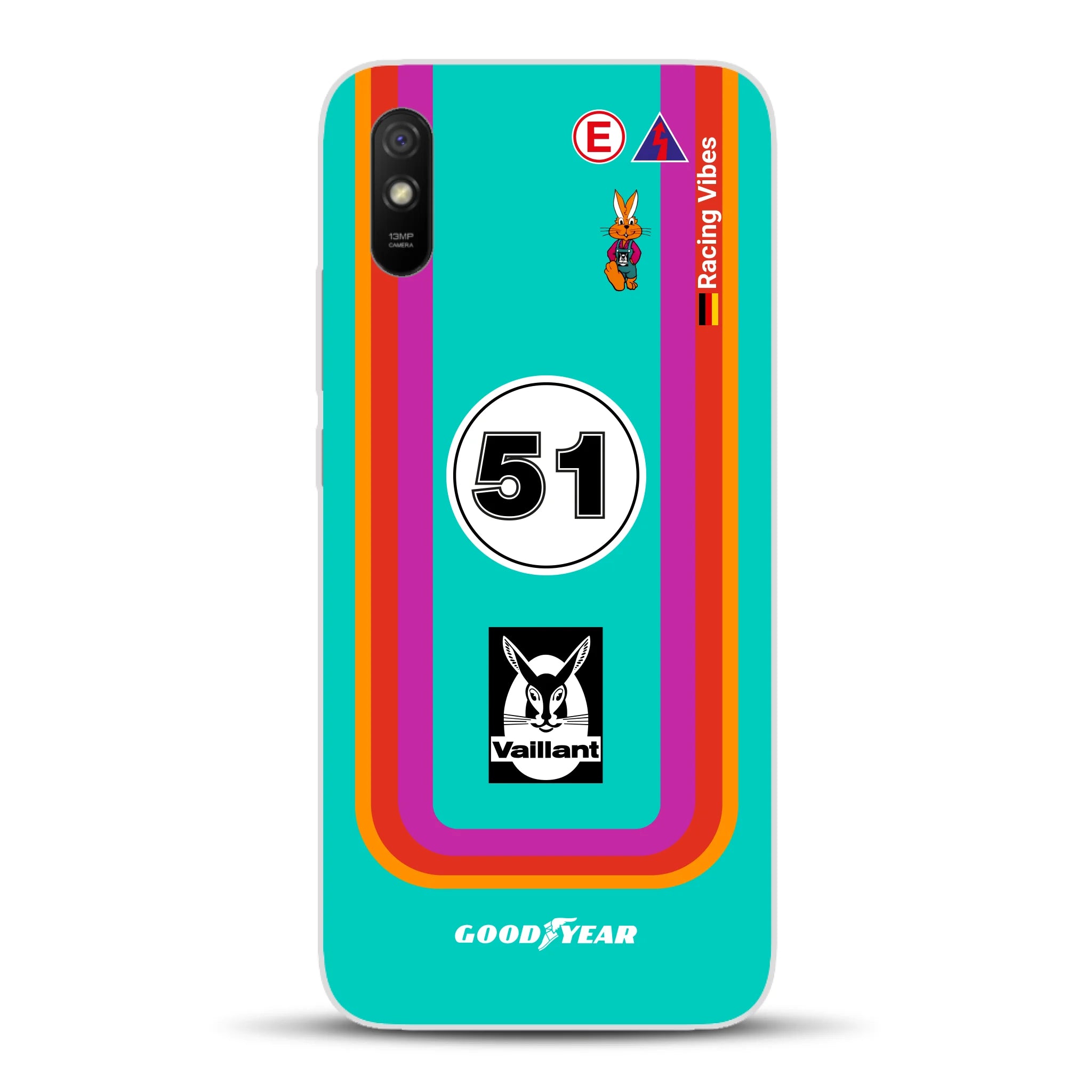 Porsche 935 K3 Vaillant Kremer Racing 1977 Livery - Individuelle Handyhülle für Xiaomi