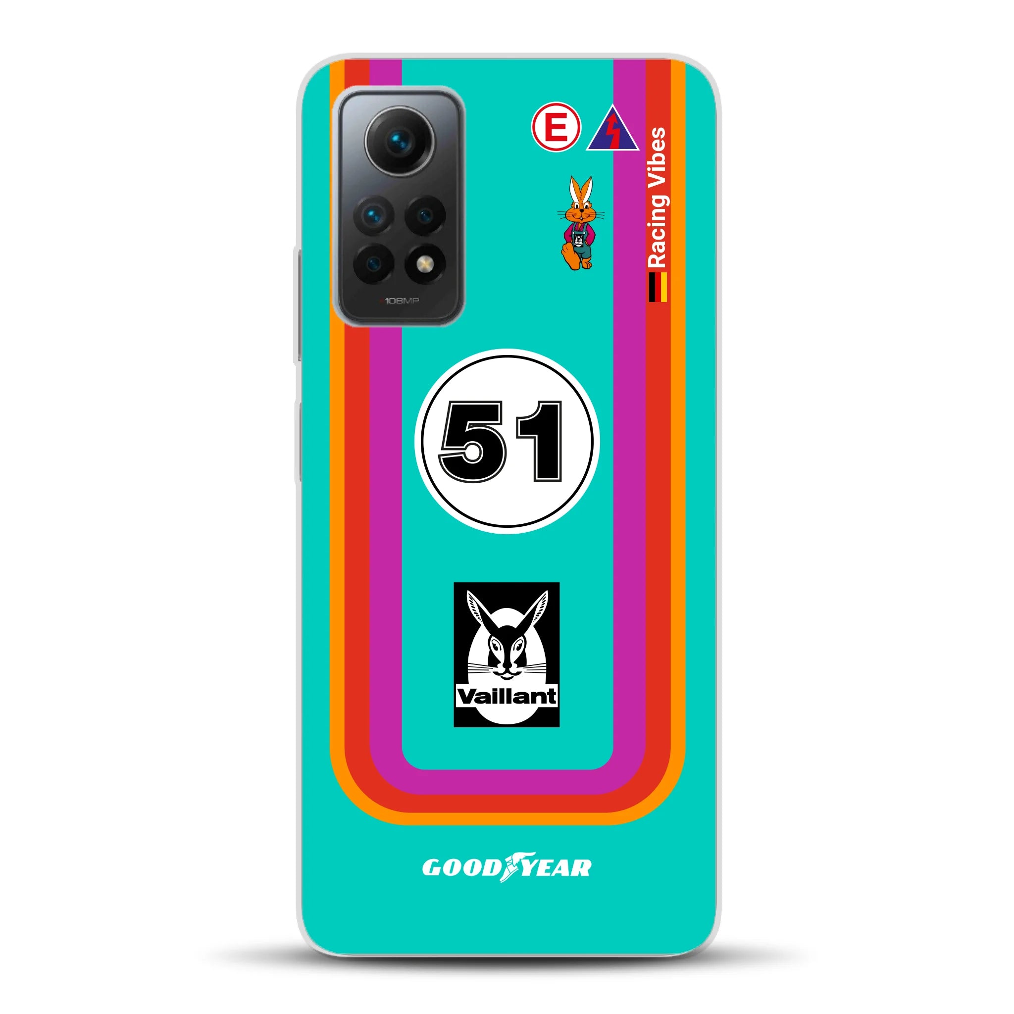 Porsche 935 K3 Vaillant Kremer Racing 1977 Livery - Individuelle Handyhülle für Xiaomi