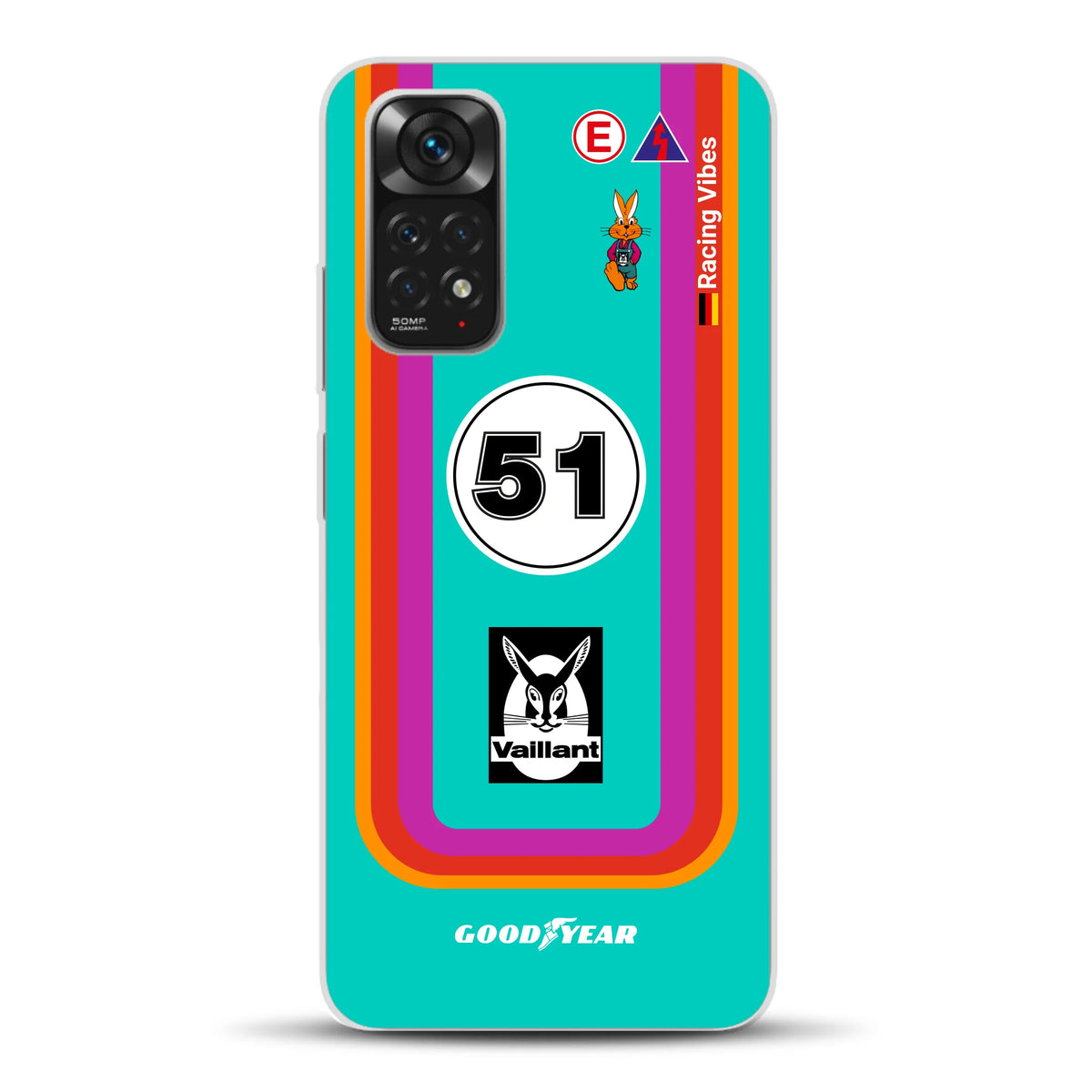 Porsche 935 K3 Vaillant Kremer Racing 1977 Livery - Individuelle Handyhülle für Xiaomi