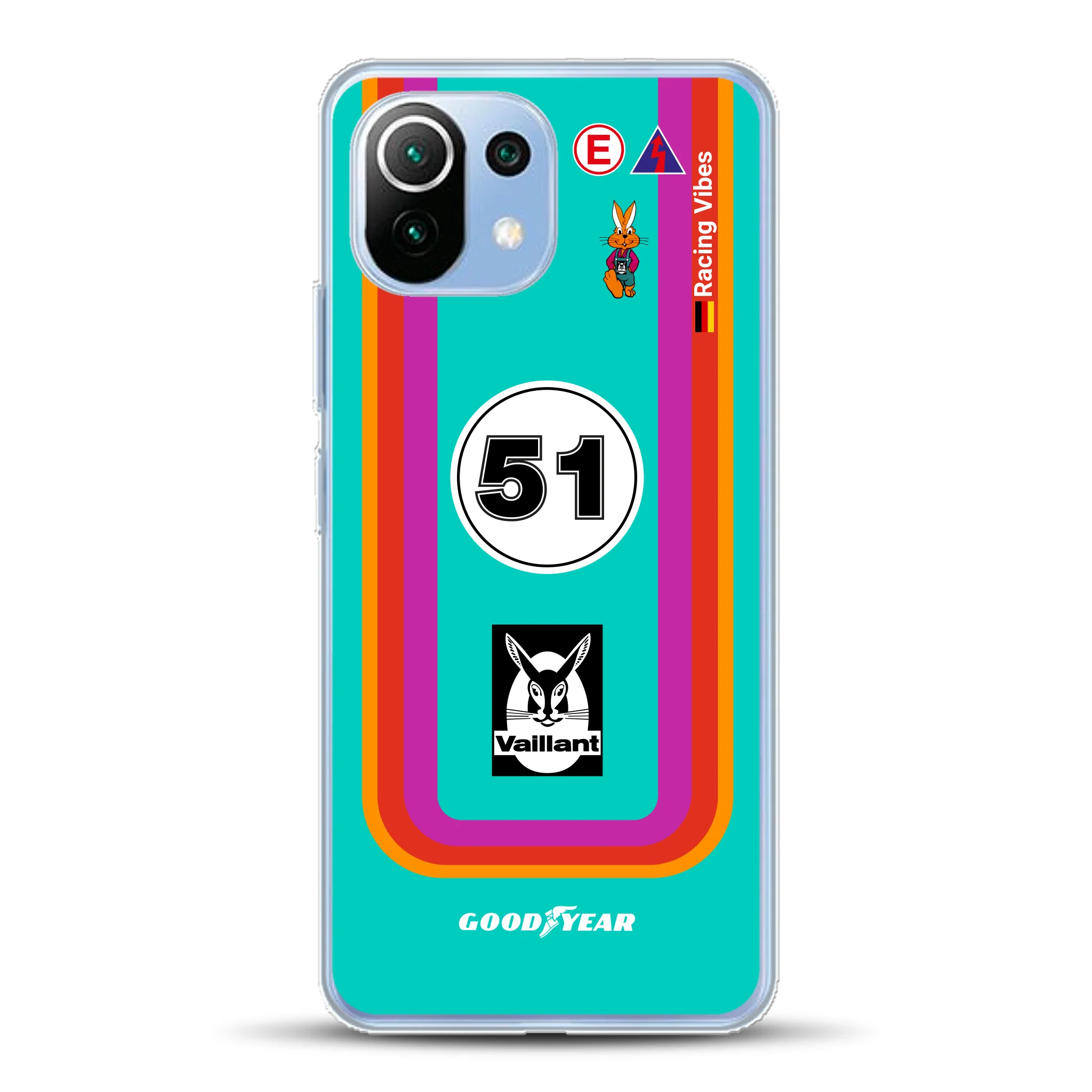 Porsche 935 K3 Vaillant Kremer Racing 1977 Livery - Individuelle Handyhülle für Xiaomi