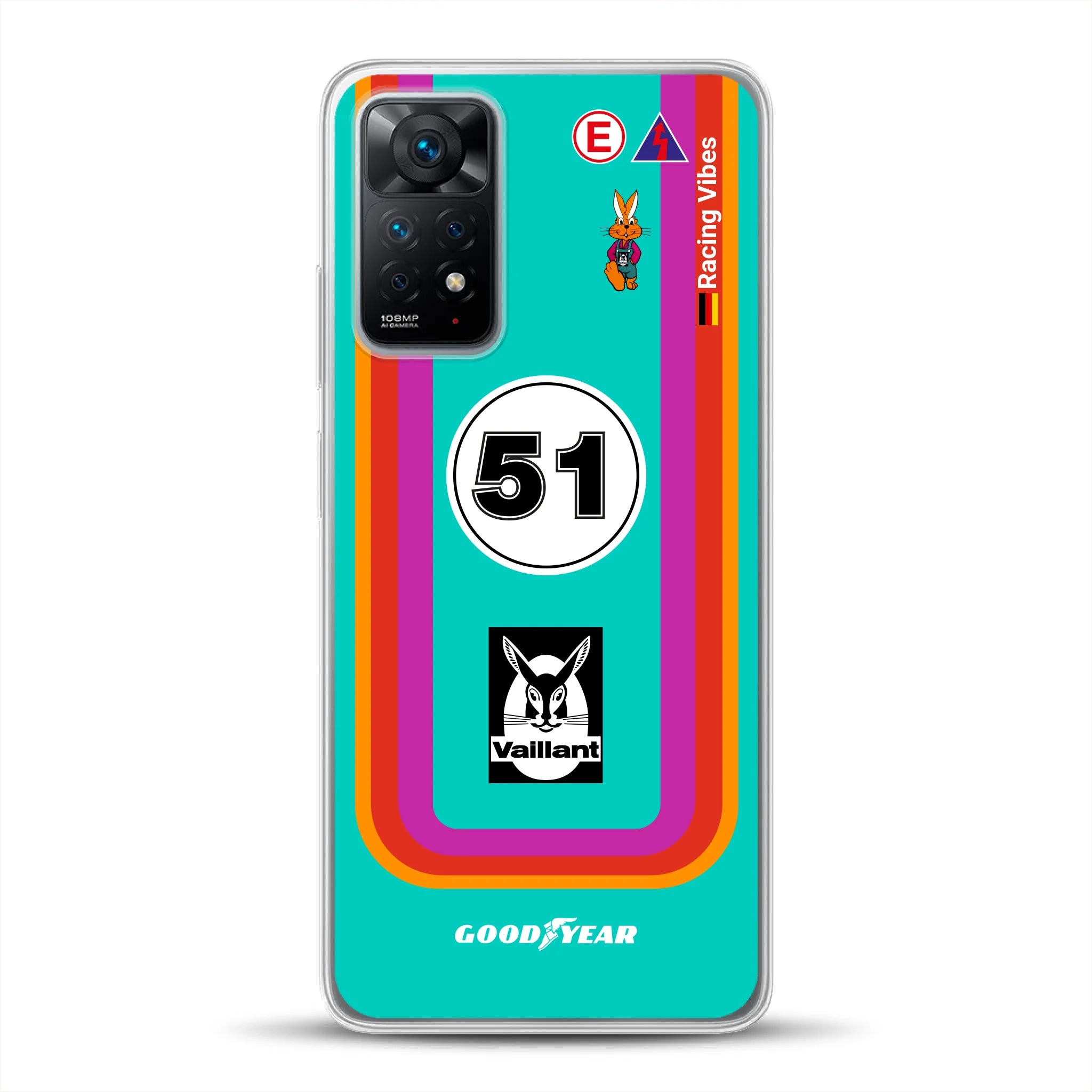 Porsche 935 K3 Vaillant Kremer Racing 1977 Livery - Individuelle Handyhülle für Xiaomi