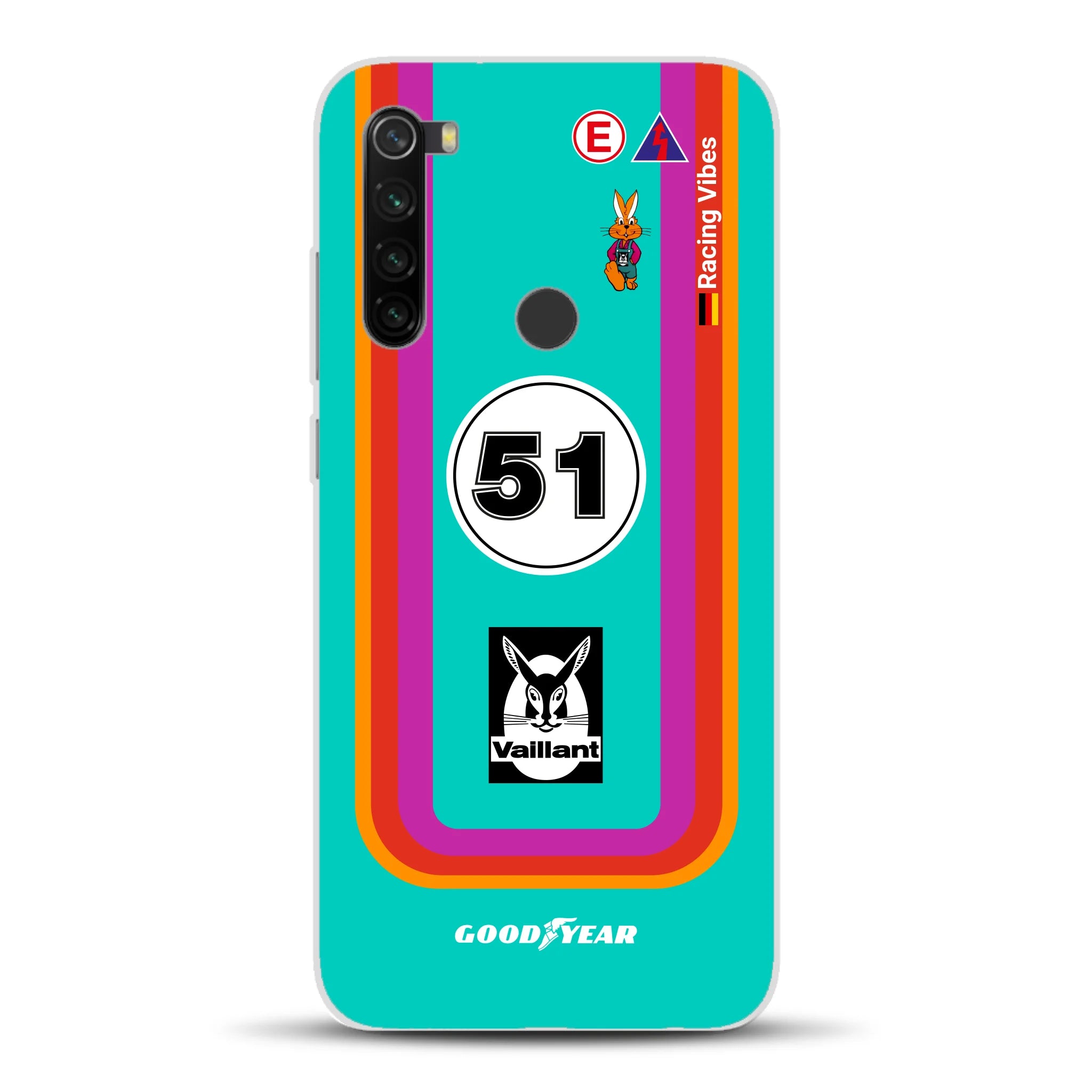 Porsche 935 K3 Vaillant Kremer Racing 1977 Livery - Housse de téléphone portable personnalisée pour Xiaomi