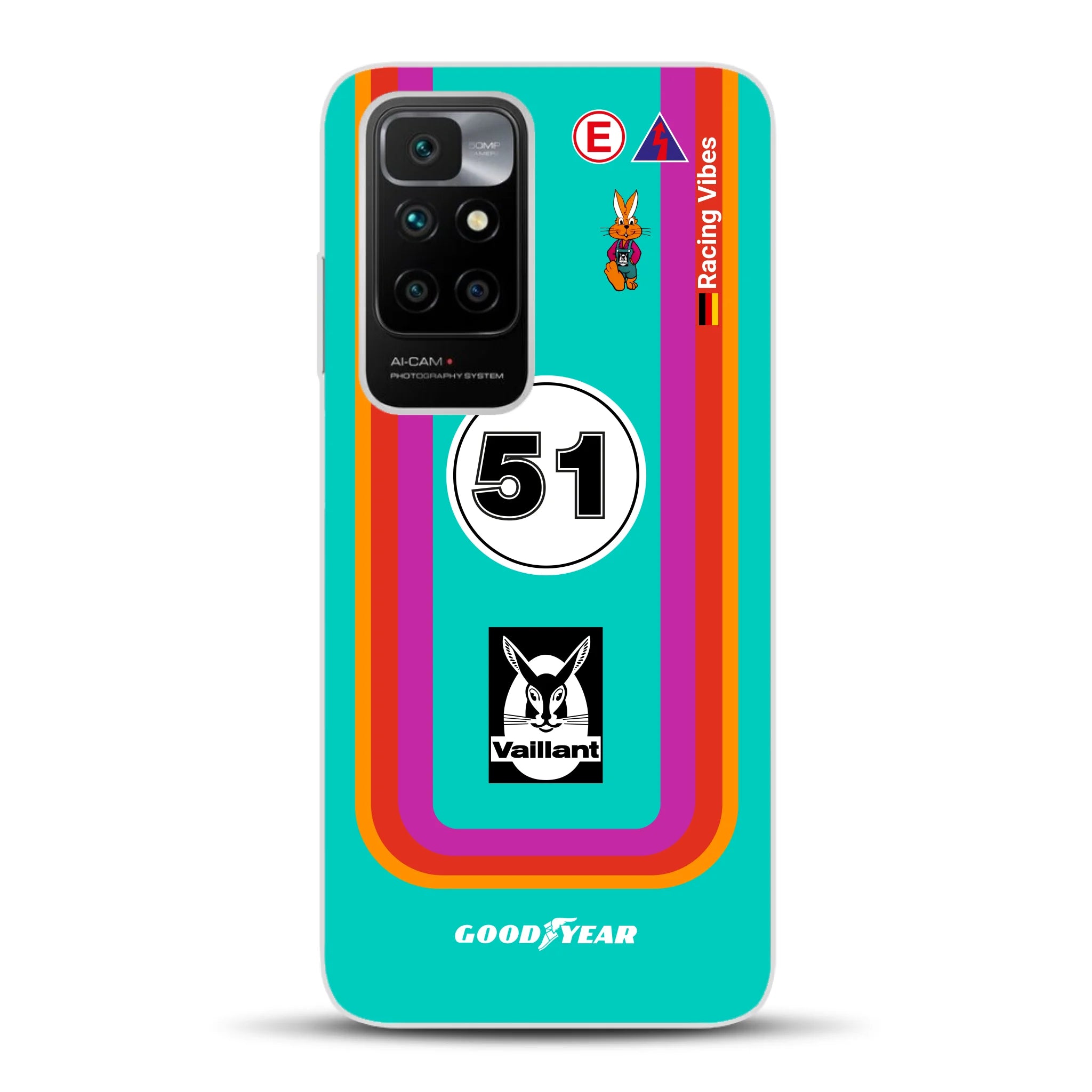 Porsche 935 K3 Vaillant Kremer Racing 1977 Livery - Individuelle Handyhülle für Xiaomi