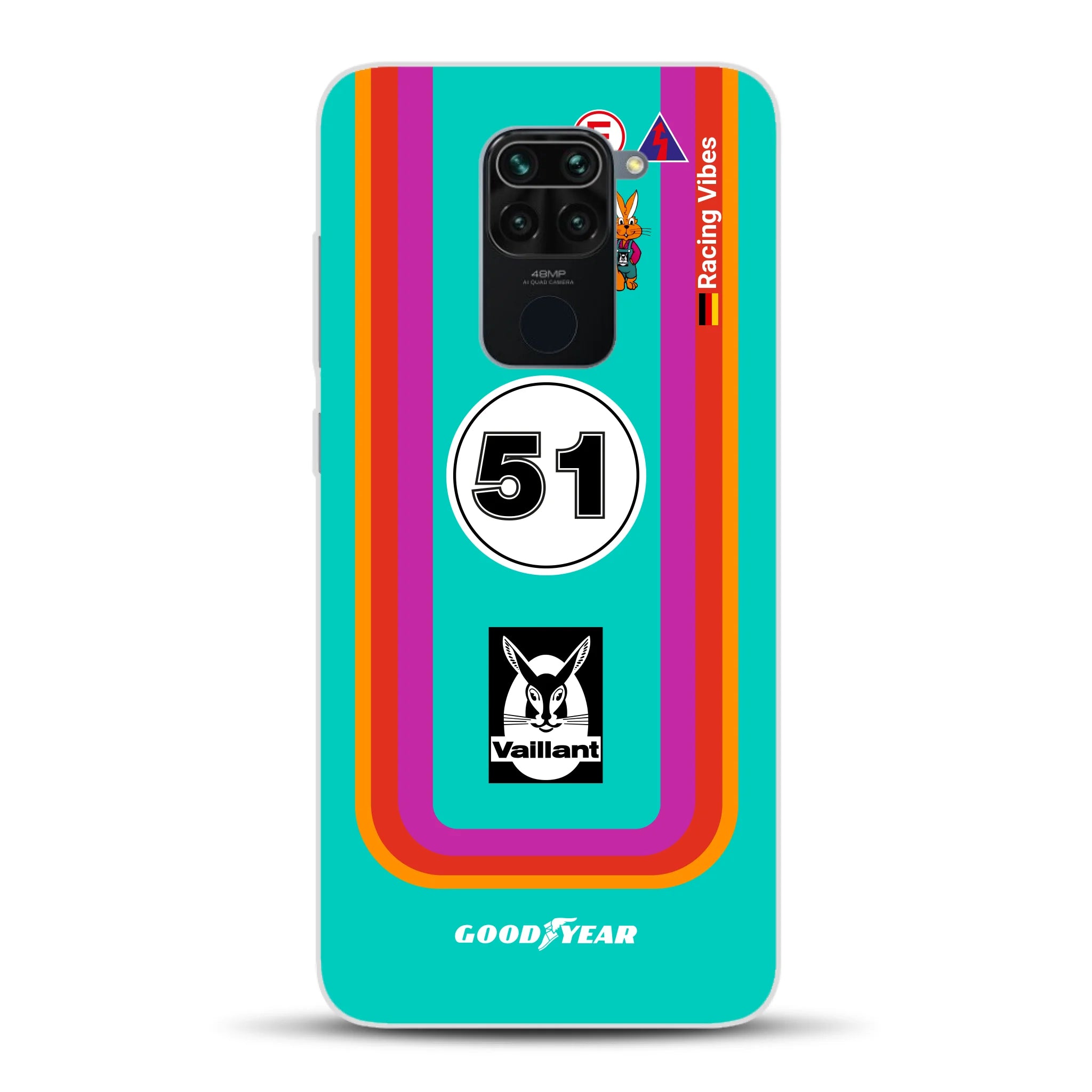 Porsche 935 K3 Vaillant Kremer Racing 1977 Livery - Individuelle Handyhülle für Xiaomi