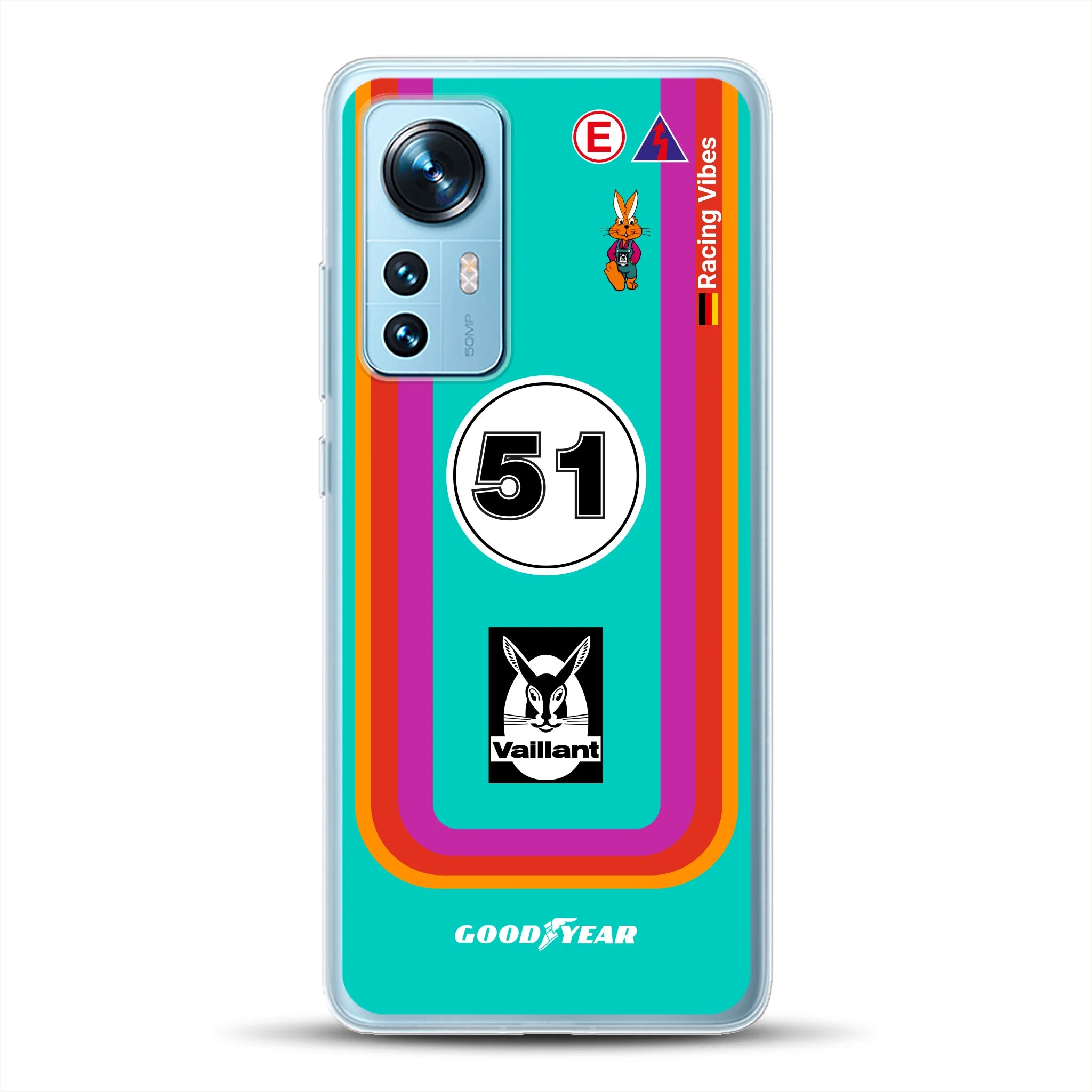 Porsche 935 K3 Vaillant Kremer Racing 1977 Livery - Individuelle Handyhülle für Xiaomi