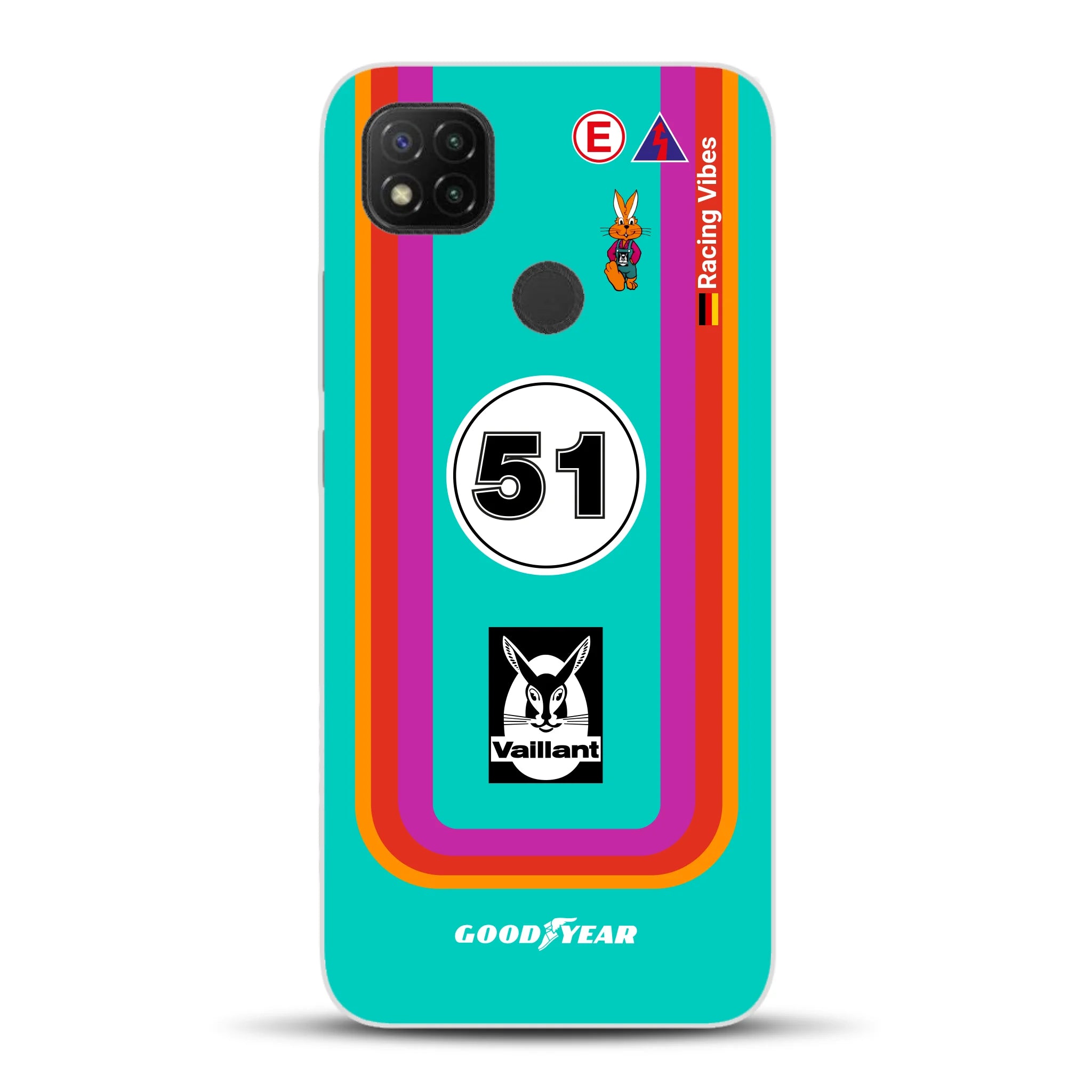 Porsche 935 K3 Vaillant Kremer Racing 1977 Livery - Individuelle Handyhülle für Xiaomi