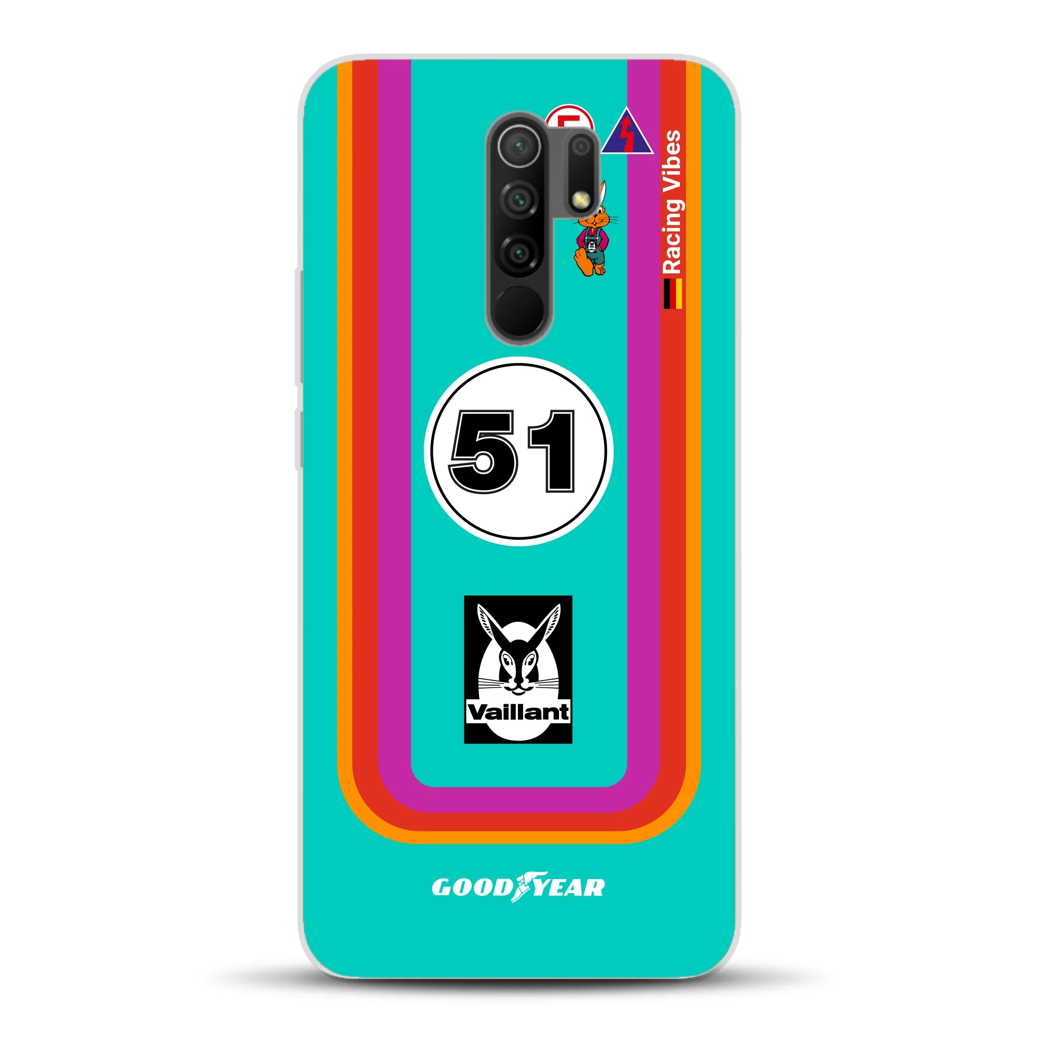 Porsche 935 K3 Vaillant Kremer Racing 1977 Livery - Housse de téléphone portable personnalisée pour Xiaomi