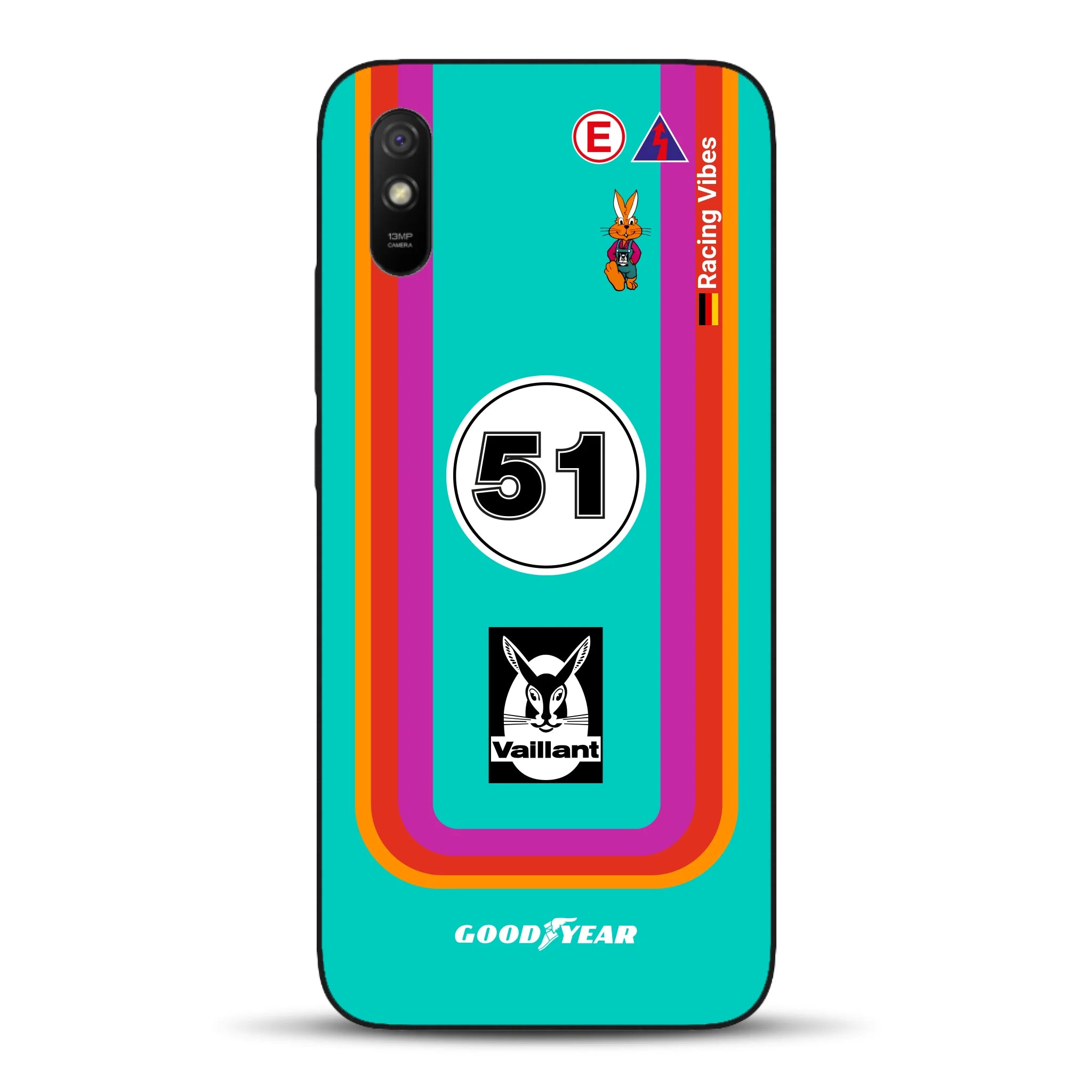 Porsche 935 K3 Vaillant Kremer Racing 1977 Livery - Individuelle Handyhülle für Xiaomi