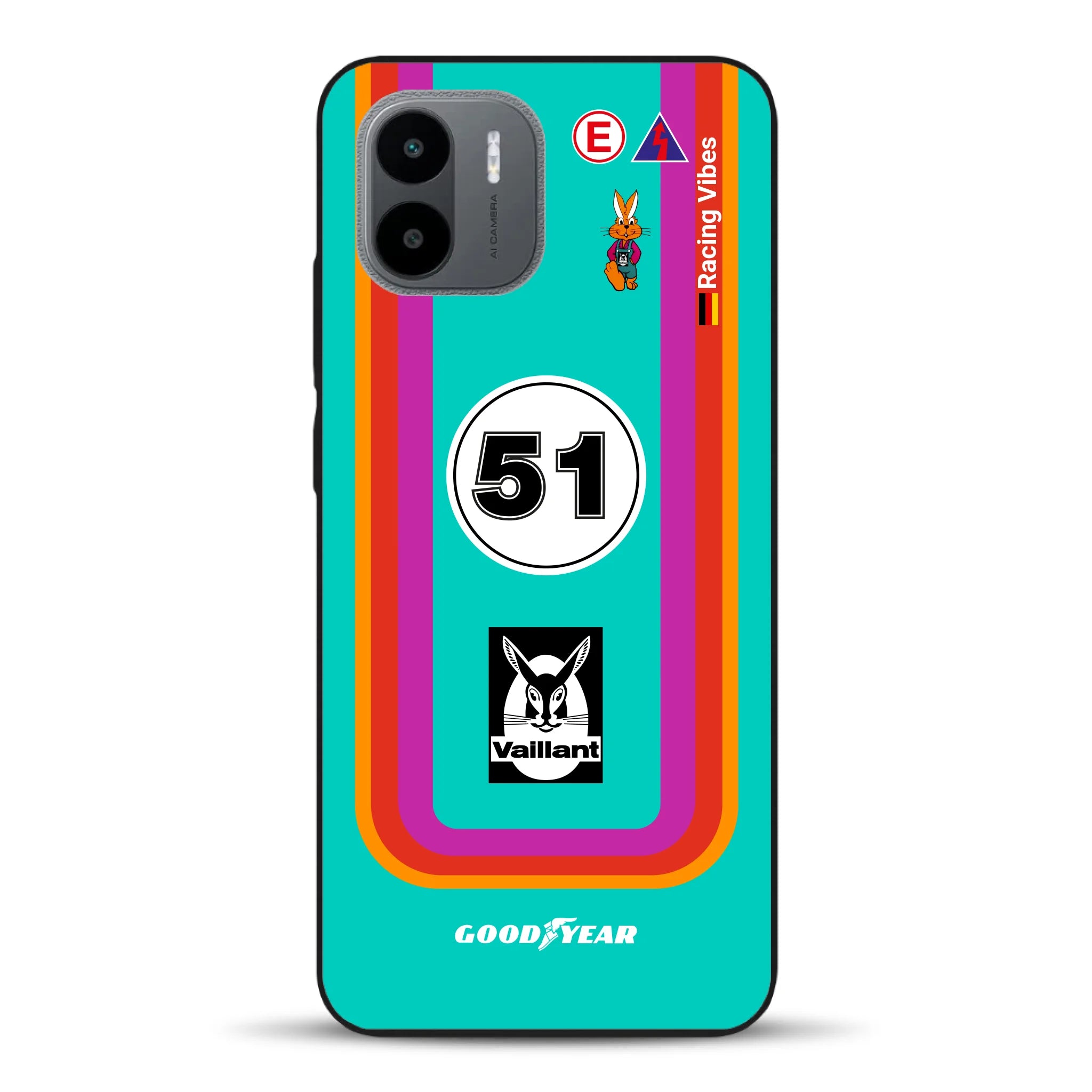 Porsche 935 K3 Vaillant Kremer Racing 1977 Livery - Individuelle Handyhülle für Xiaomi