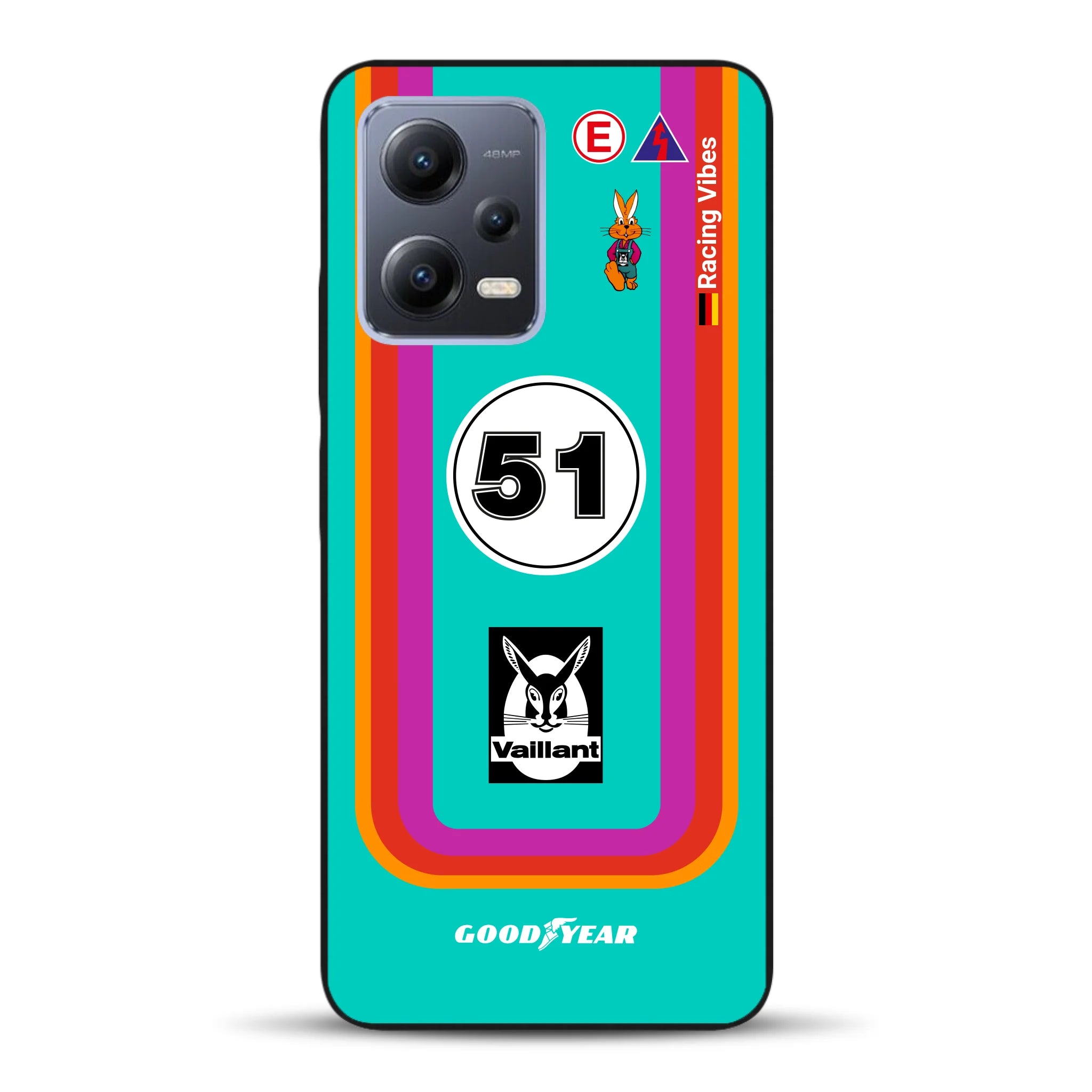 Porsche 935 K3 Vaillant Kremer Racing 1977 Livery - Individuelle Handyhülle für Xiaomi