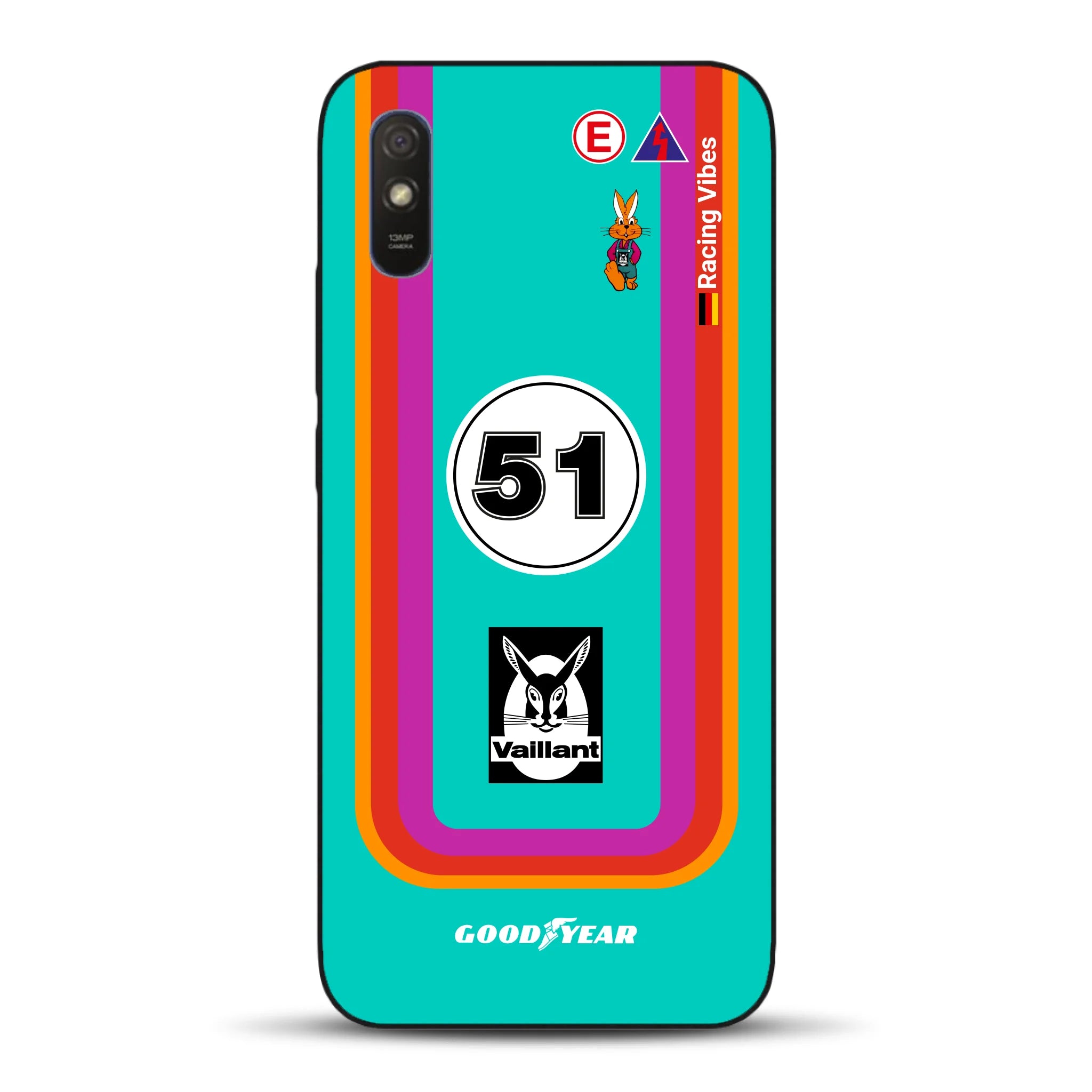 Porsche 935 K3 Vaillant Kremer Racing 1977 Livery - Individuelle Handyhülle für Xiaomi