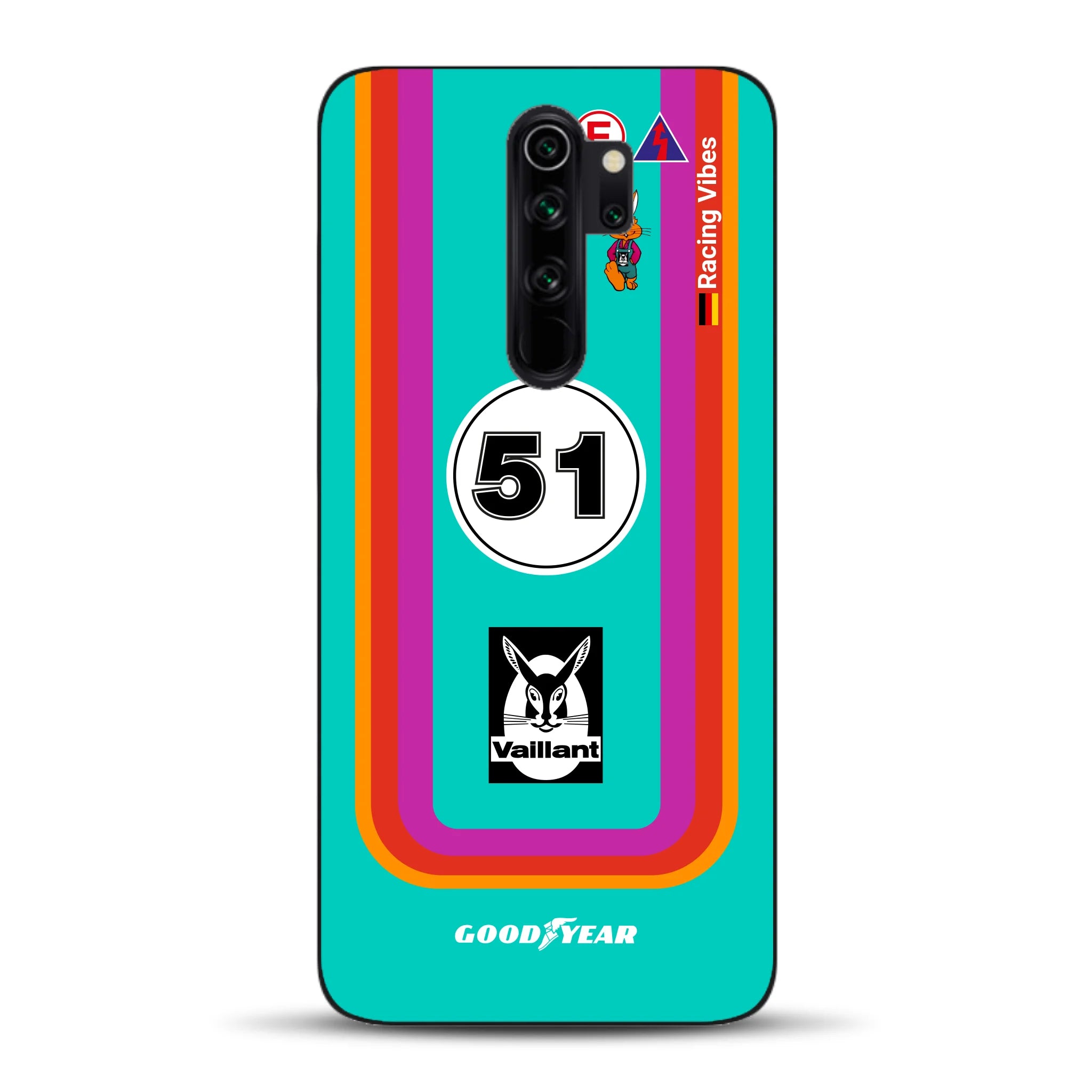 Porsche 935 K3 Vaillant Kremer Racing 1977 Livery - Housse de téléphone portable personnalisée pour Xiaomi