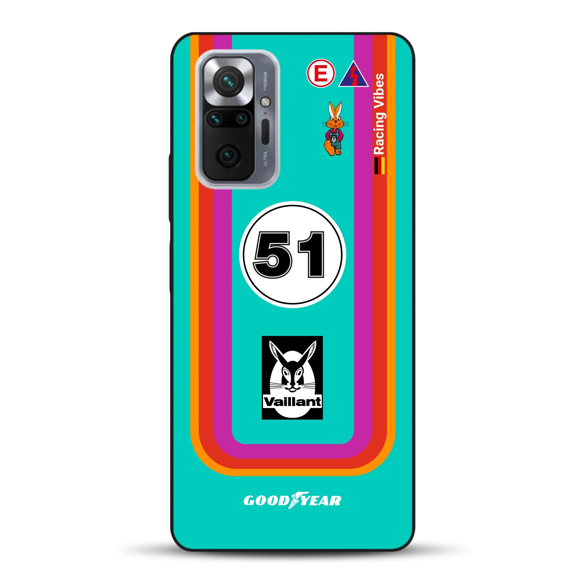 Porsche 935 K3 Vaillant Kremer Racing 1977 Livery - Individuelle Handyhülle für Xiaomi