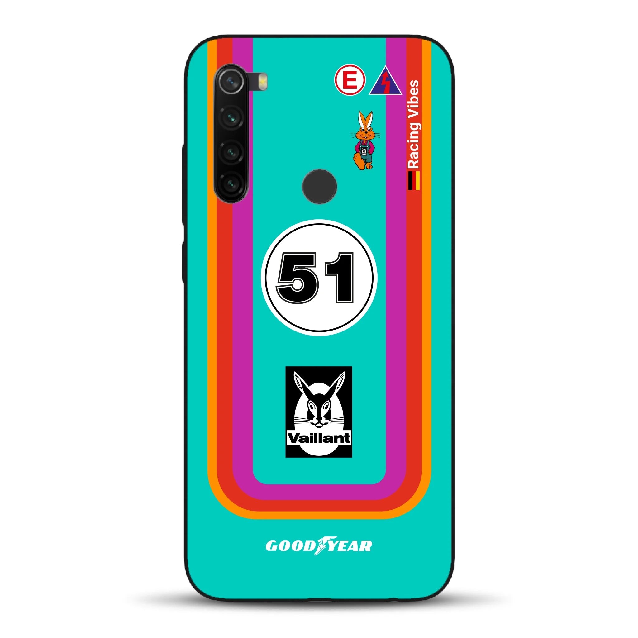 Porsche 935 K3 Vaillant Kremer Racing 1977 Livery - Housse de téléphone portable personnalisée pour Xiaomi