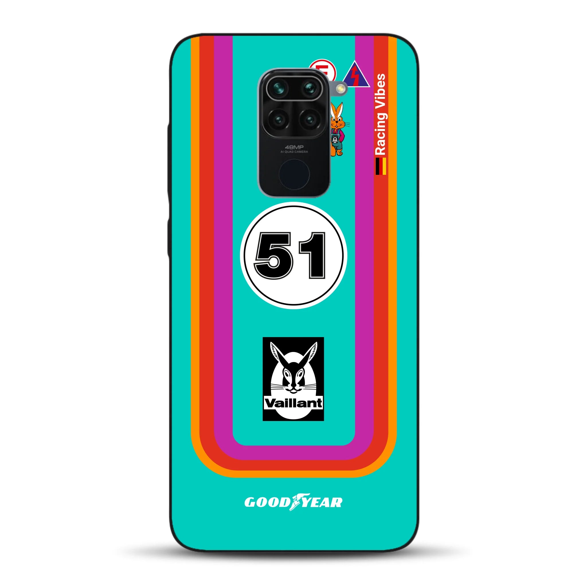 Porsche 935 K3 Vaillant Kremer Racing 1977 Livery - Housse de téléphone portable personnalisée pour Xiaomi