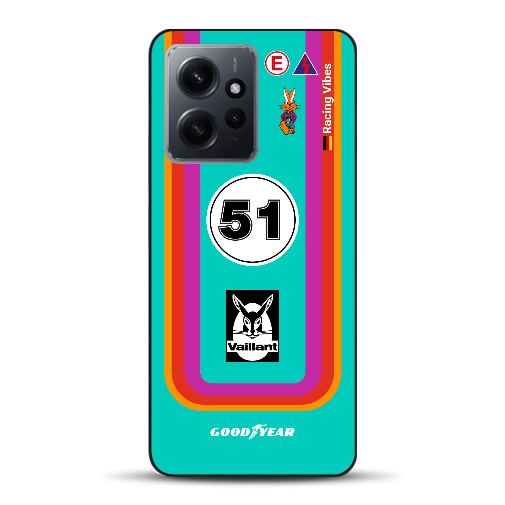 Porsche 935 K3 Vaillant Kremer Racing 1977 Livery - Individuelle Handyhülle für Xiaomi
